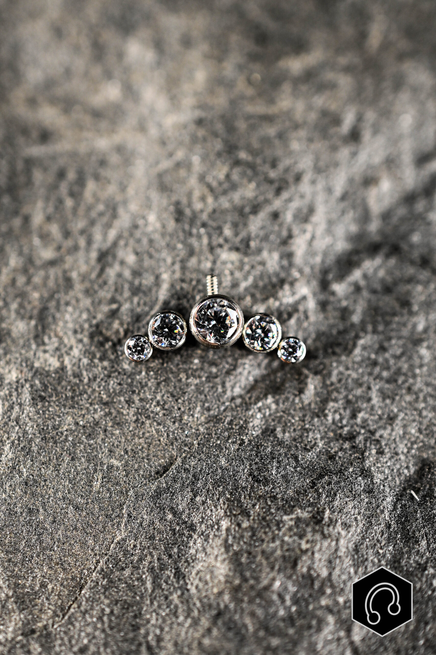 Labret Titane Argenté Impulse