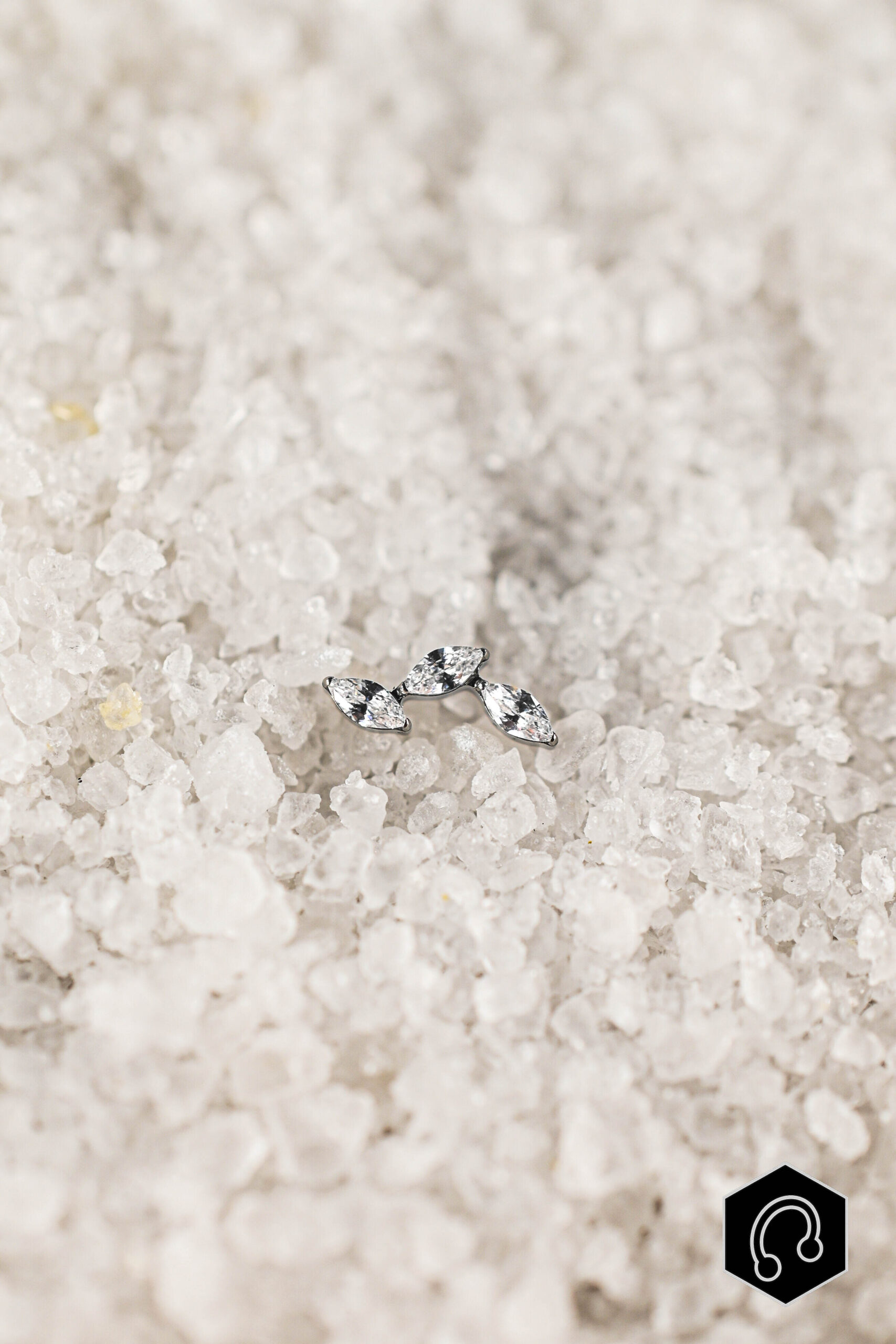 Labret Titane Crystal Arc