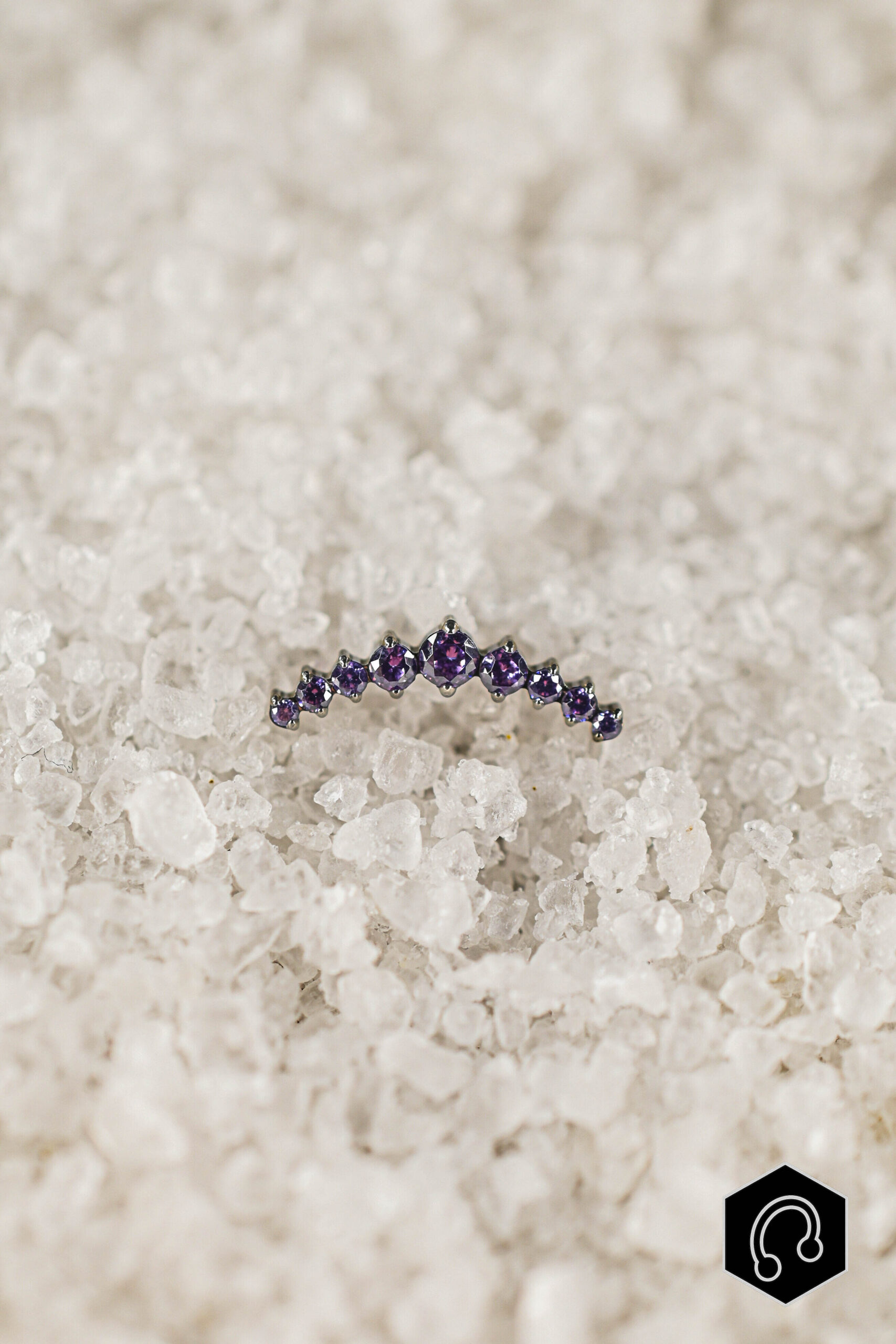 Labret Titane Purple Soleia