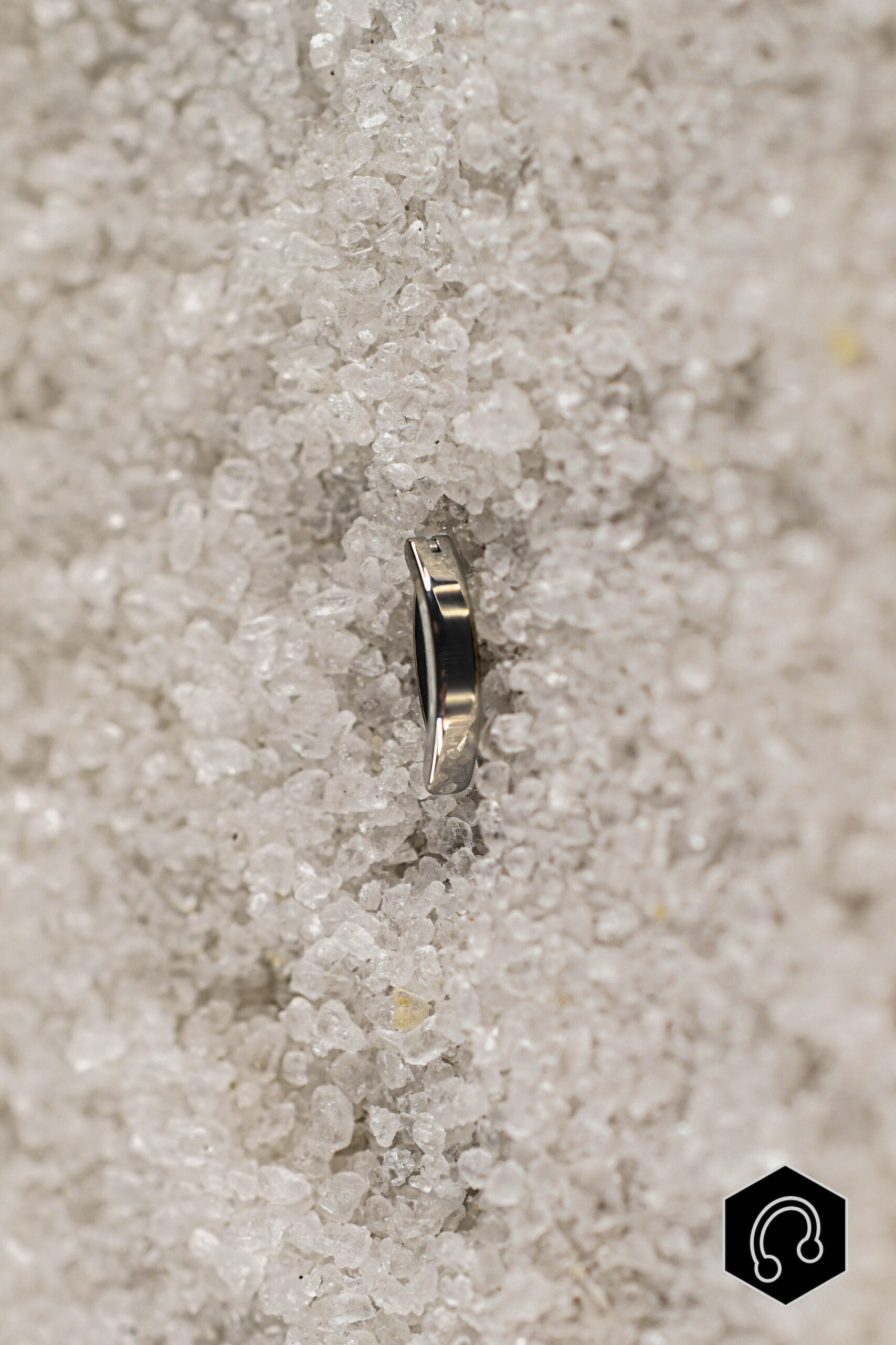 Banane Nombril Titane Argenté Curvea