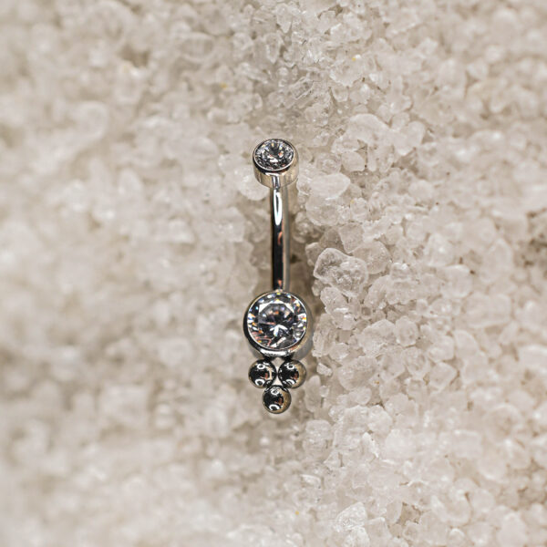 Banane Nombril Titane Argenté Nymia