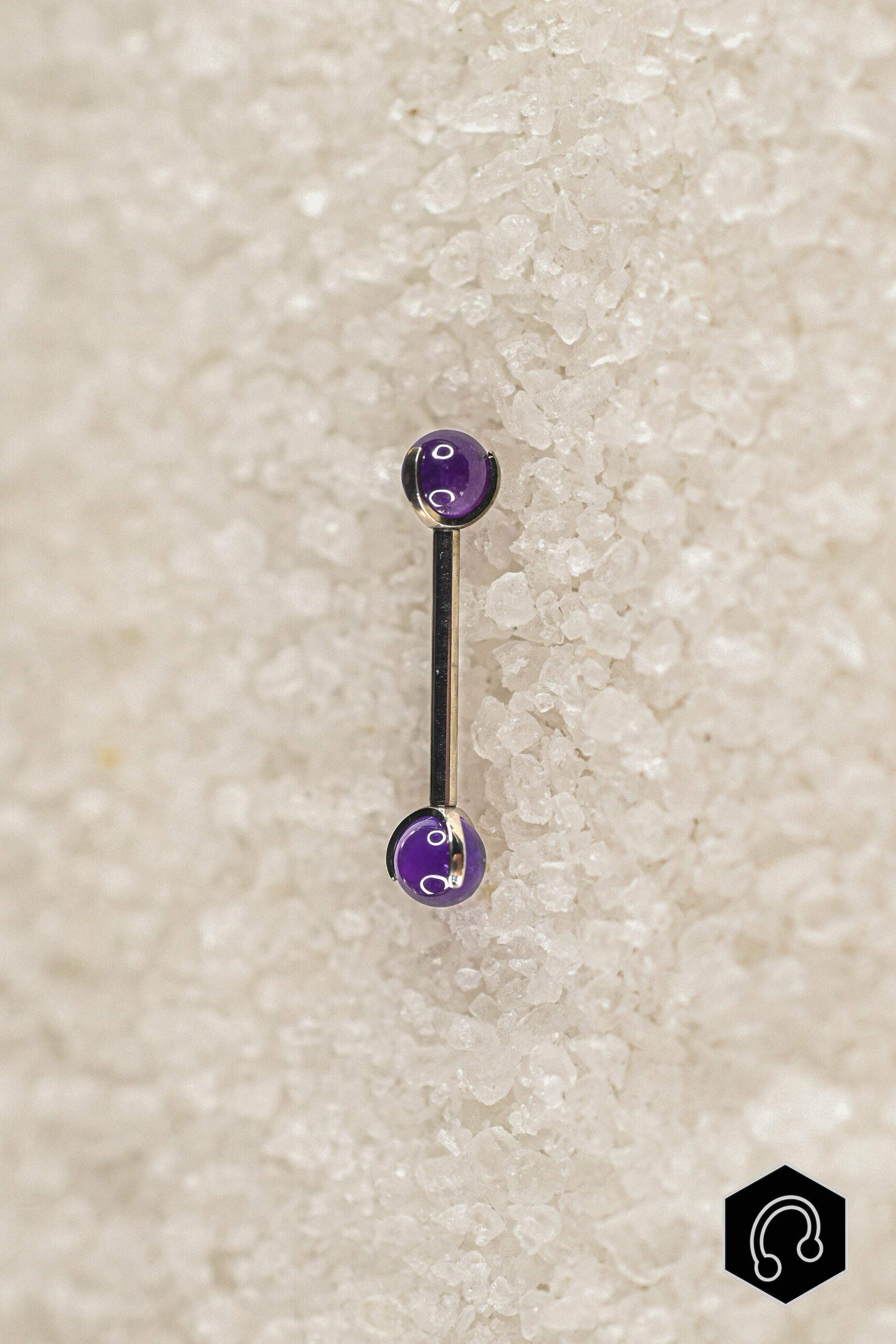 Barre téton Gem Améthyste