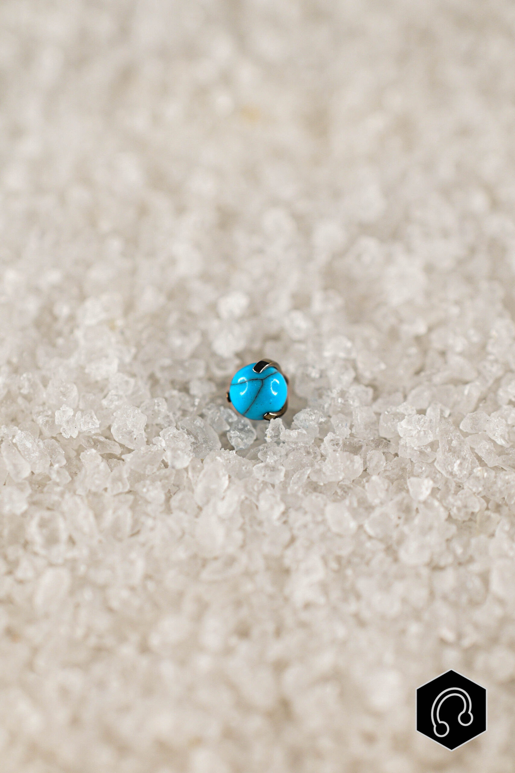 Barre téton Gem Turquoise