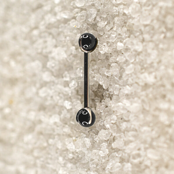 Barre téton Gem Black Agate