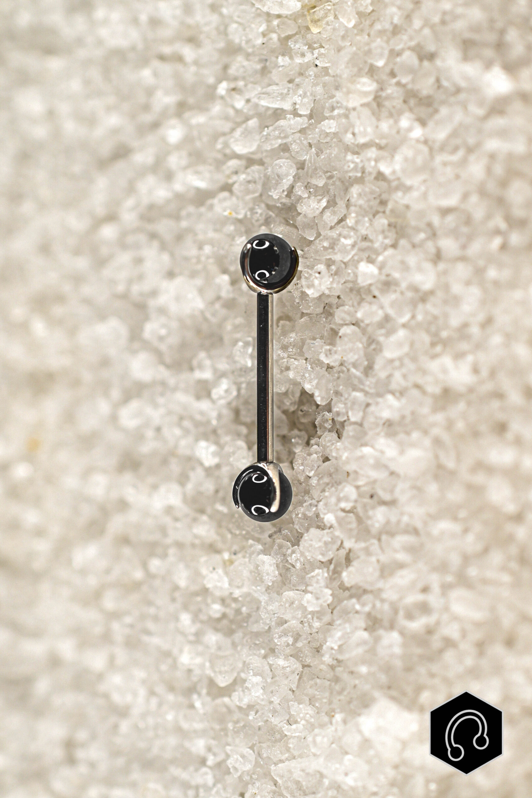 Barre téton Gem Black Agate