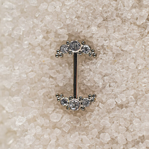 Barre Titane Argenté Crystal Throne