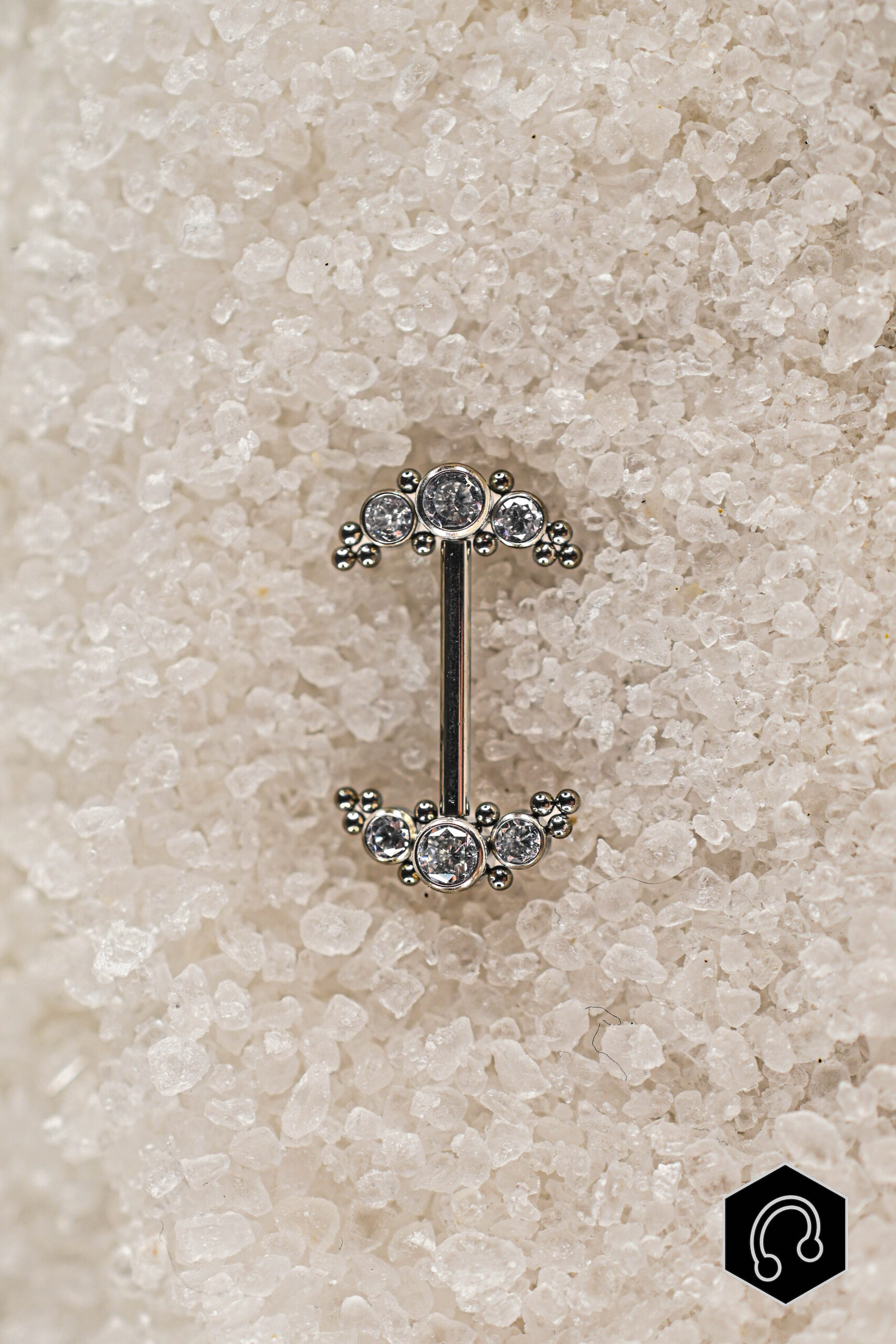 Barre Titane Argenté Crystal Throne