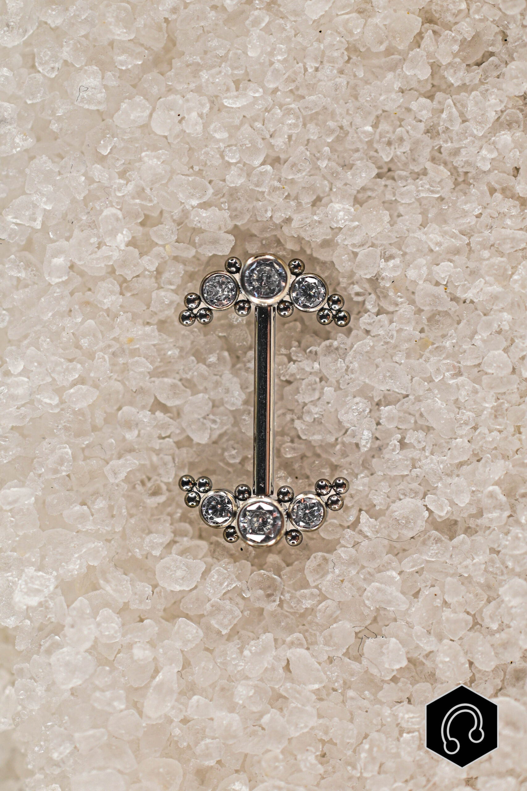 Barre Titane Argenté Crystal Throne