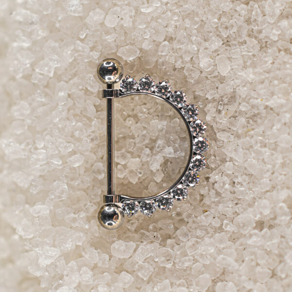 Barre Titane Argenté Fine Line