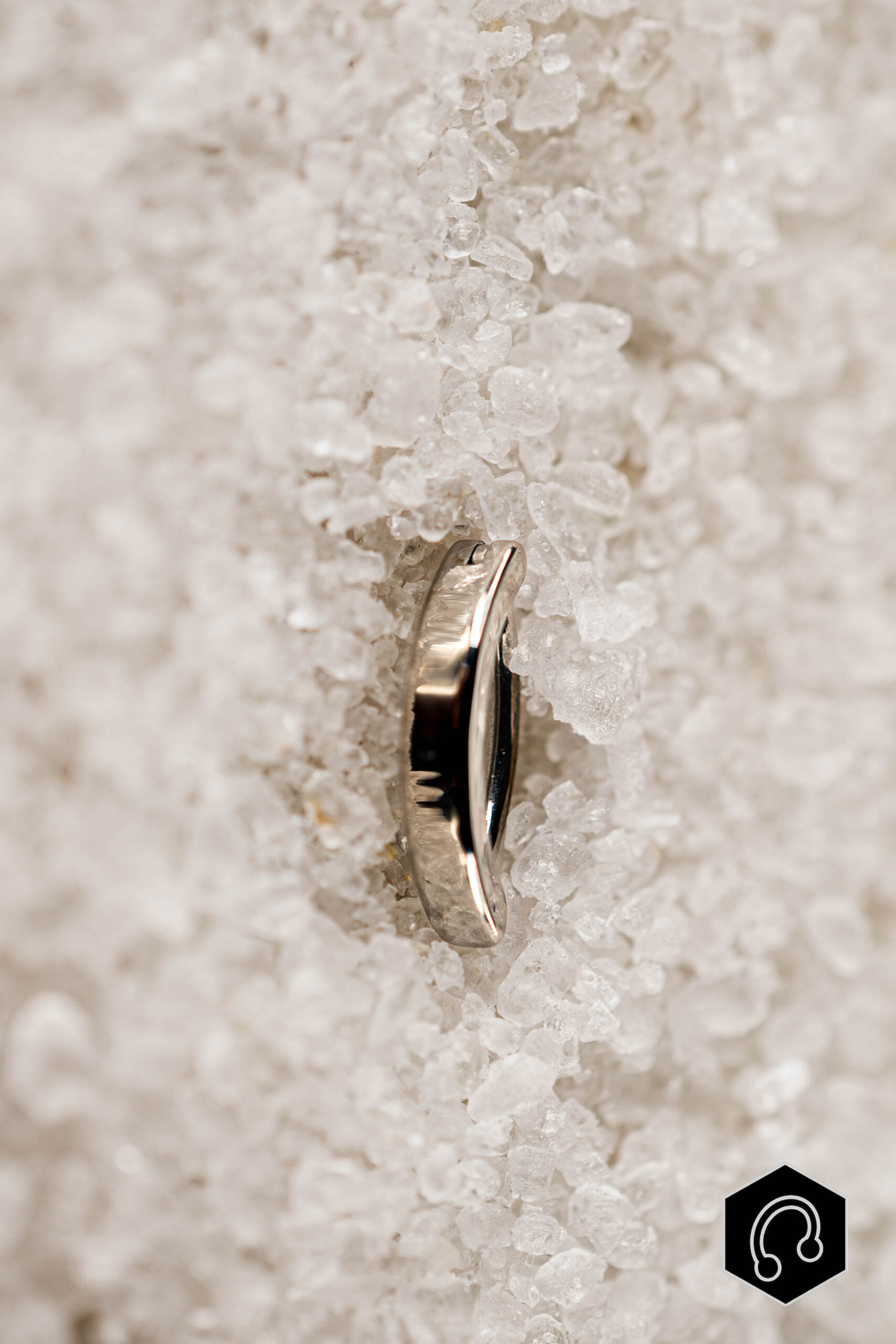 Banane Nombril Titane Argenté Curvea