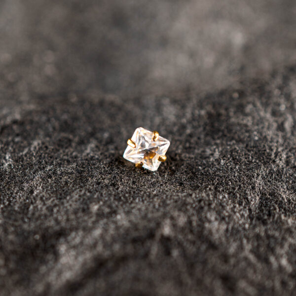 Strass Titane Doré Crystal Square