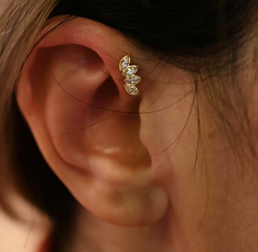 Labret Titane Doré Impérial