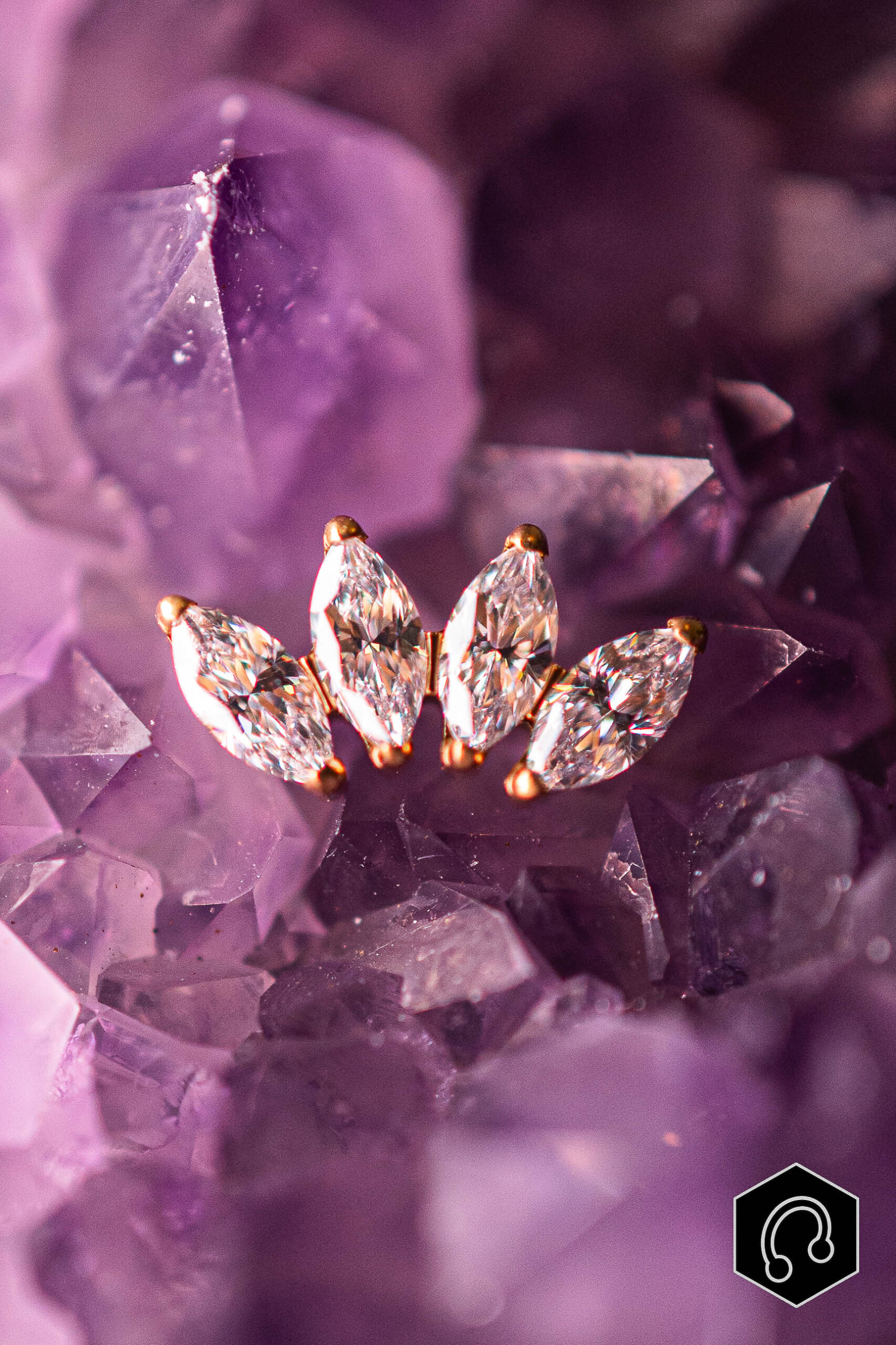 Labret Titane Doré Impérial