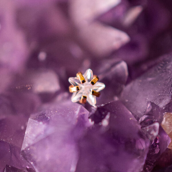 Strass Titane Doré Starflower