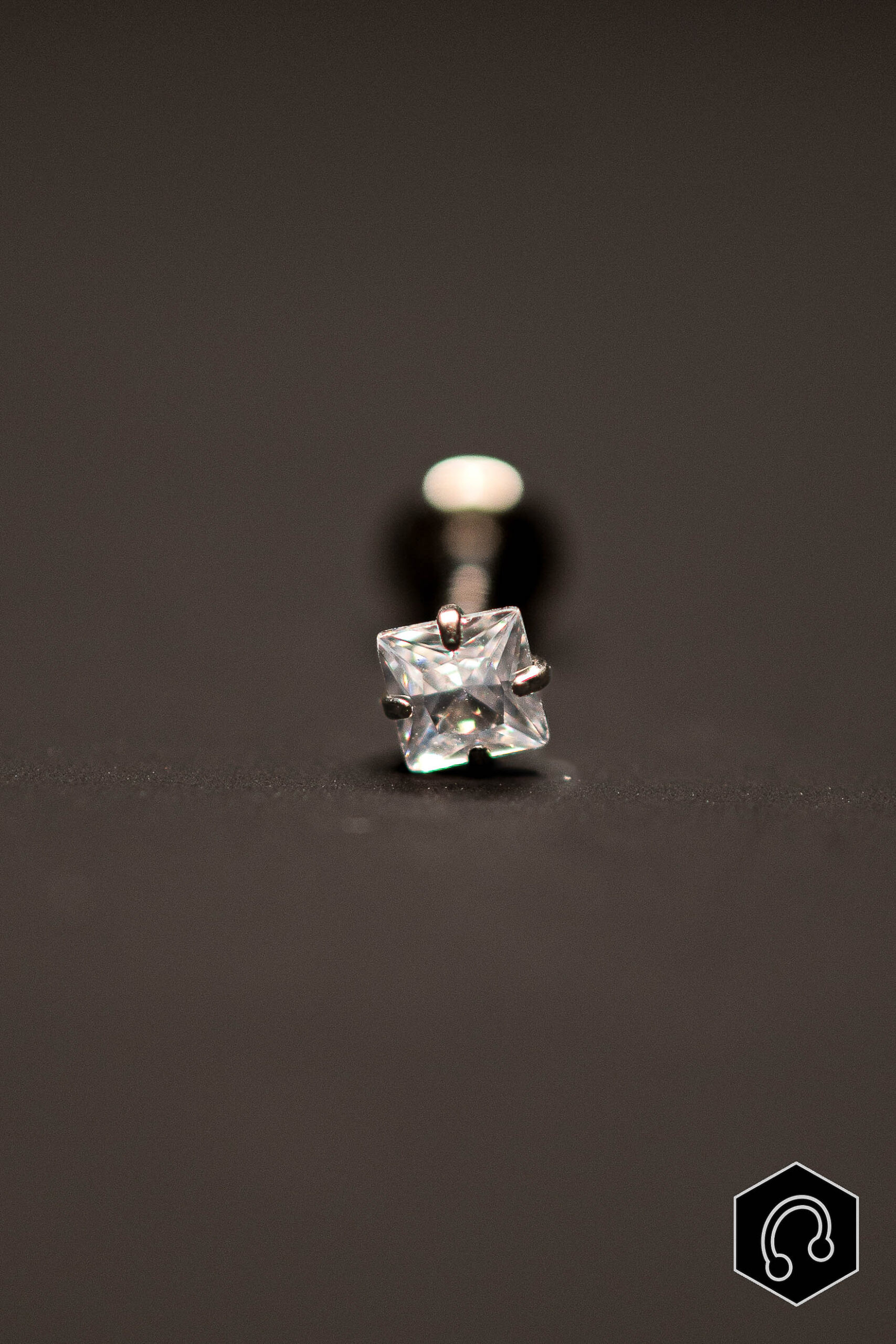 Strass Titane argenté Crystal Square