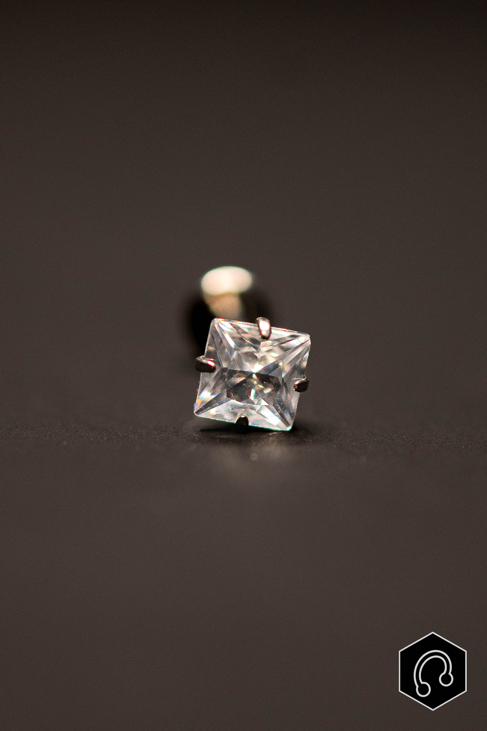 Strass Titane argenté Crystal Square