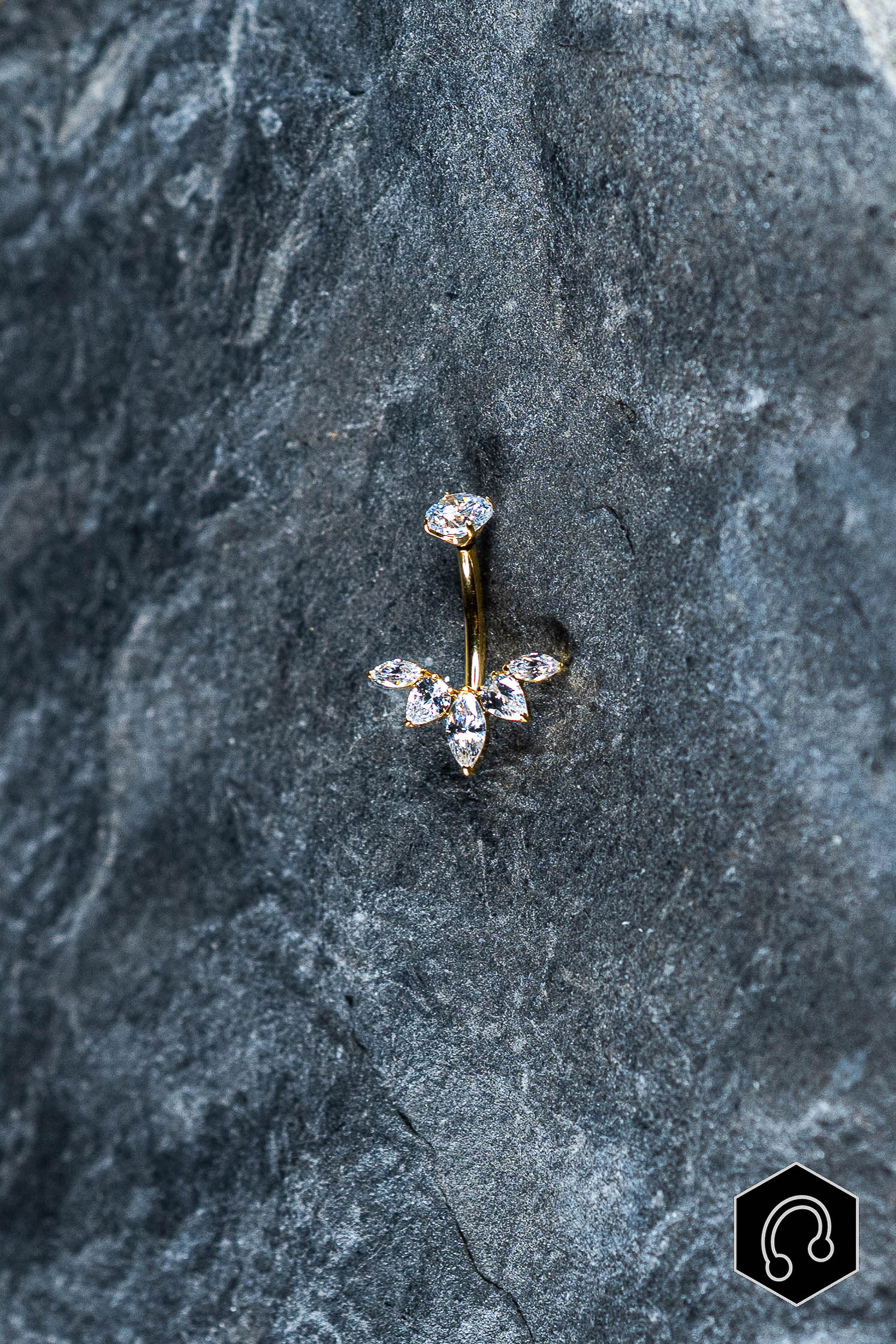 Banane Nombril Titane Doré Siréna