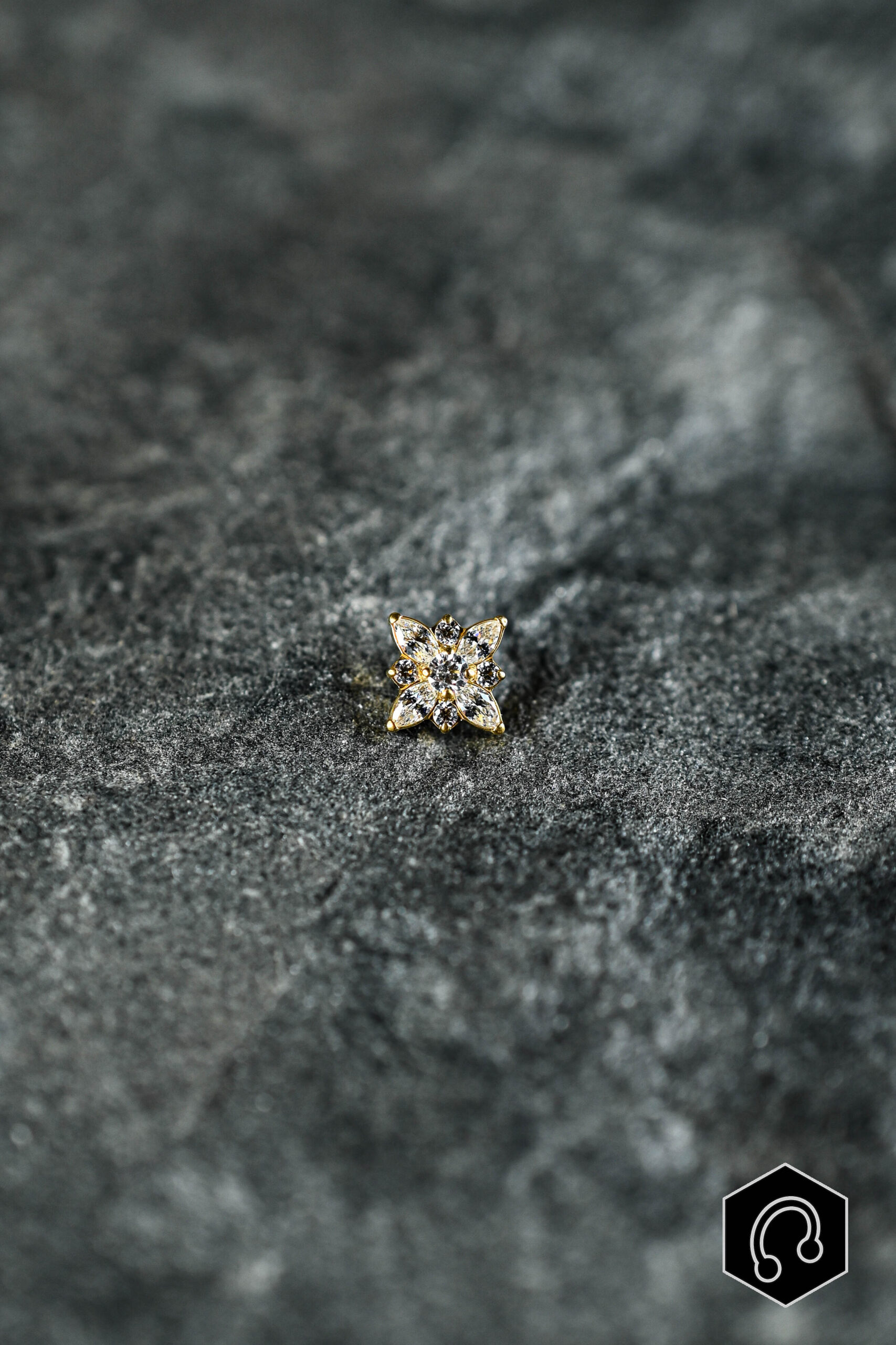 Labret Titane Crystal Bloom(S)