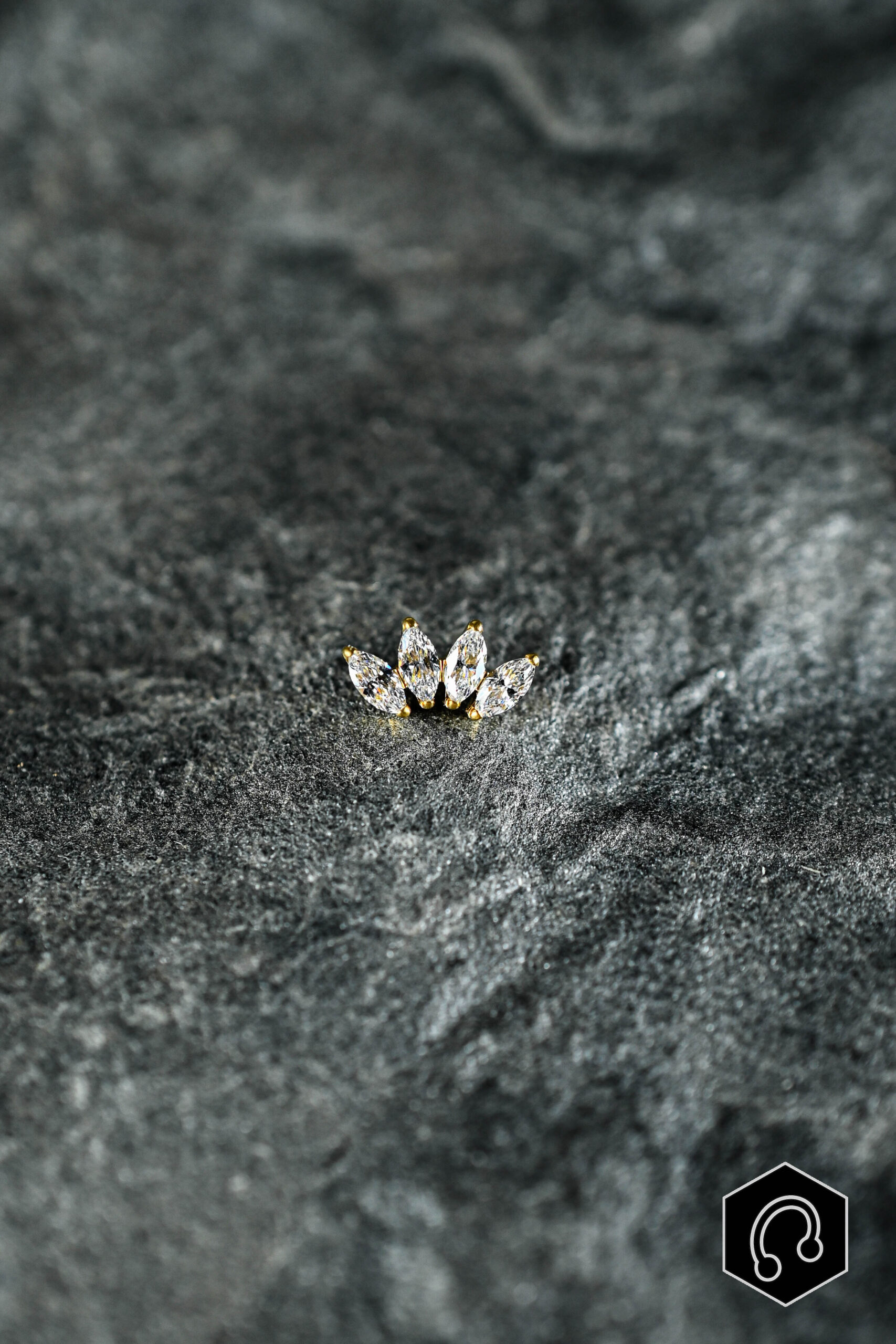 Labret Titane Doré Impérial