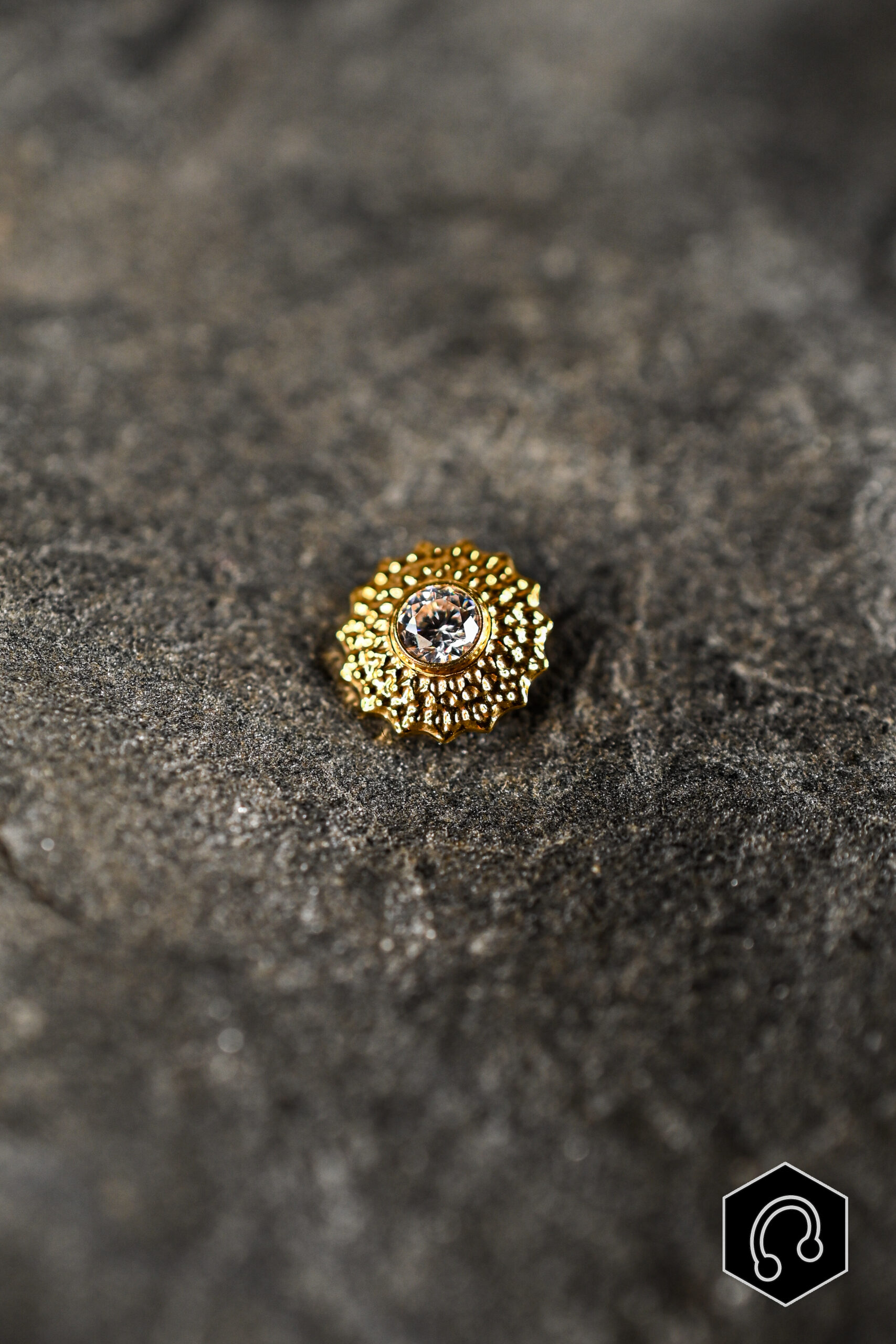 Labret Titane Doré Isadora