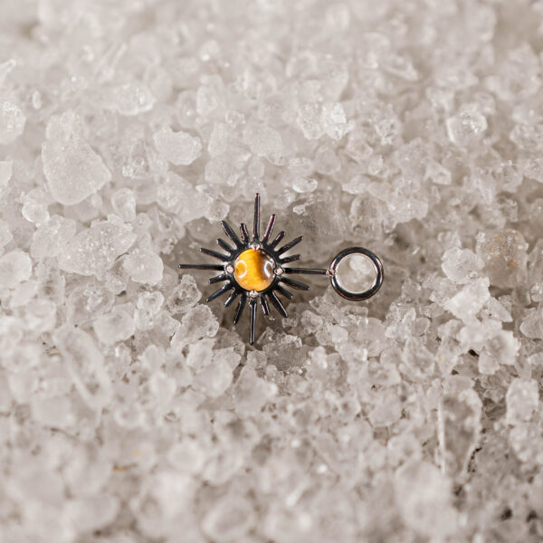 Charm Argenté Ignis Tiger Eye