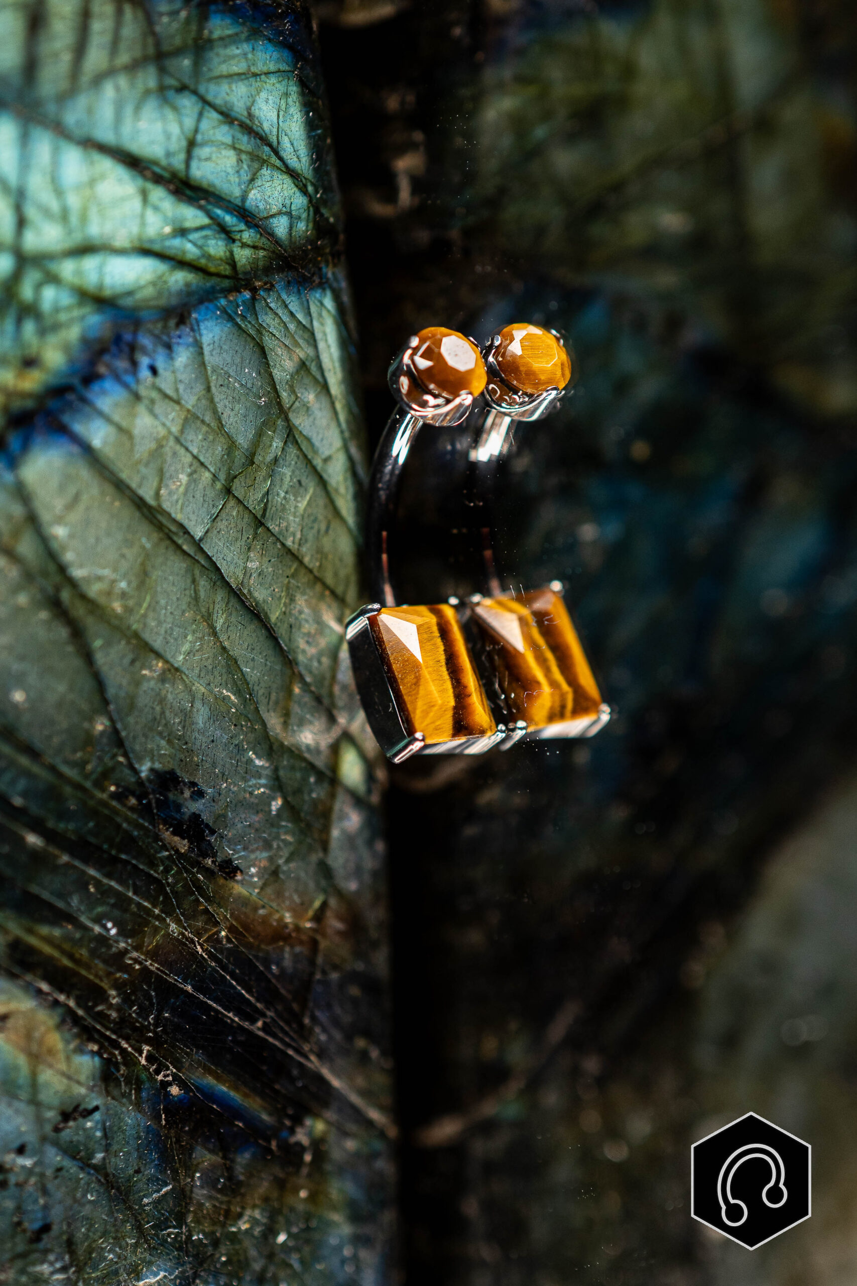 Banane Nombril Gem Drops Tiger Eye