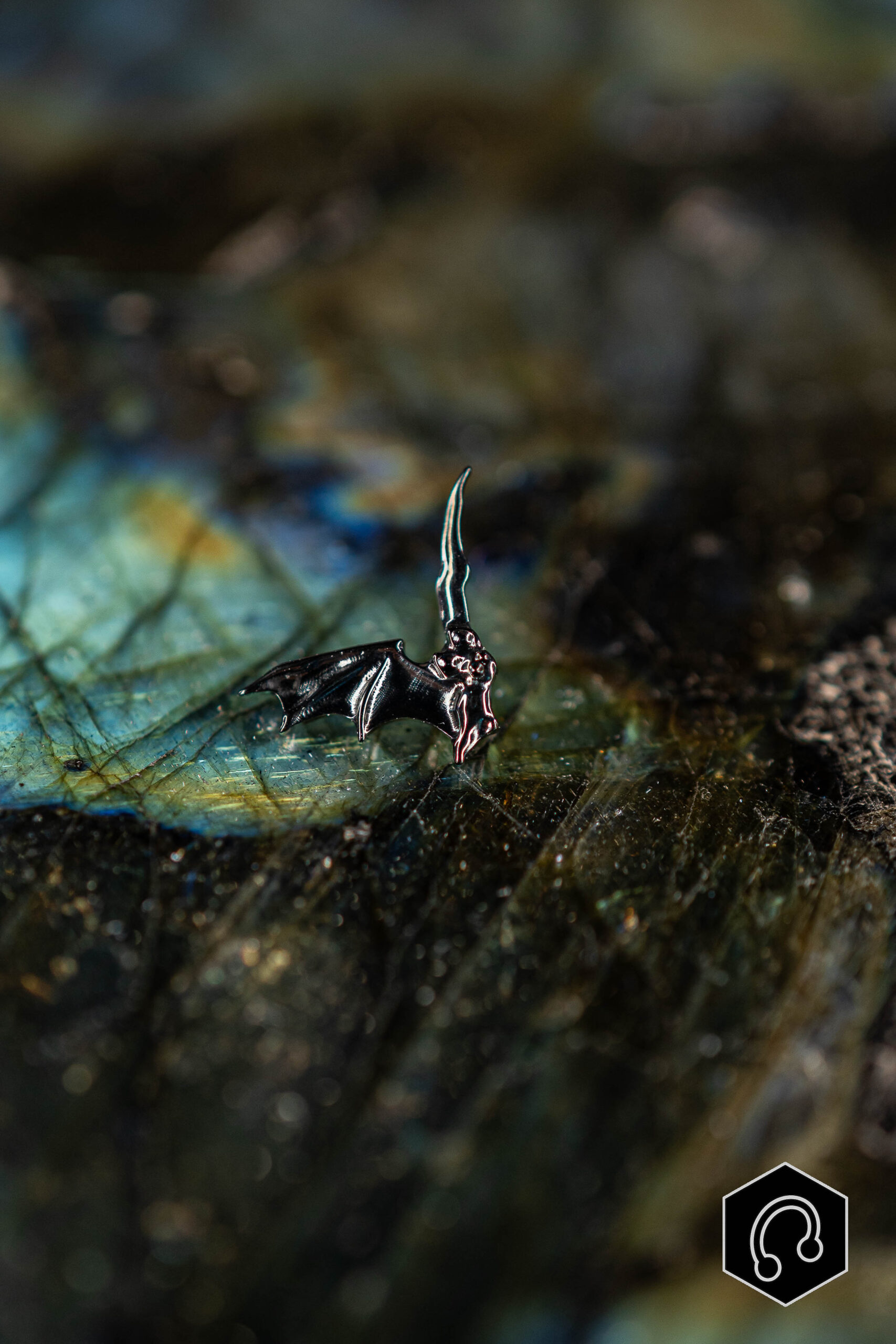 Labret Titane Black Noctura