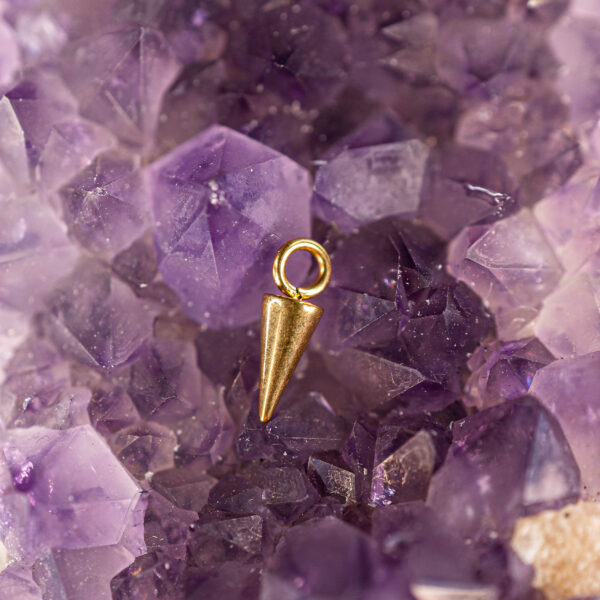 Charm Titane Doré Spike