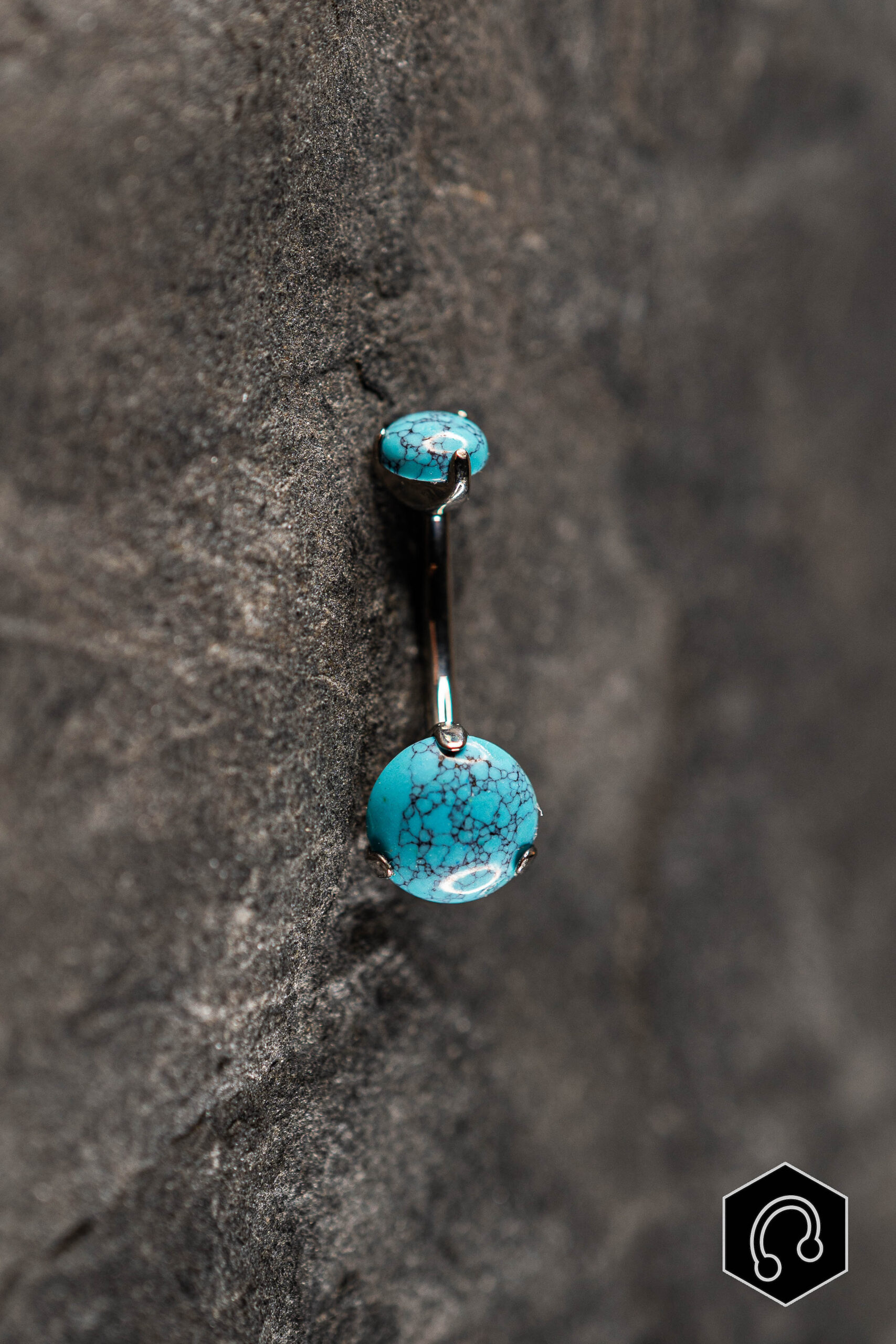 Banane Nombril Turquoise Belly Grace