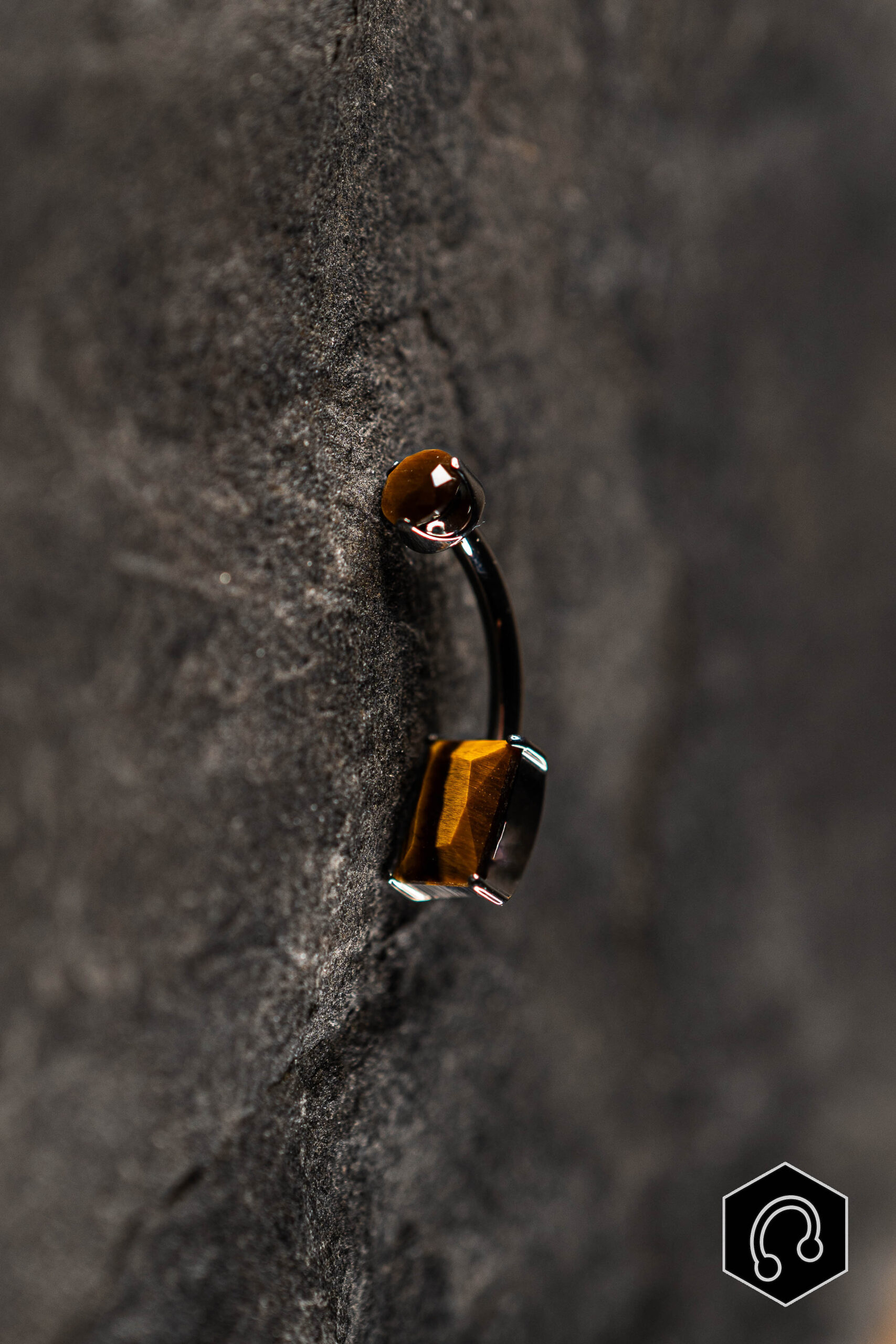 Banane Nombril Gem Drops Tiger Eye