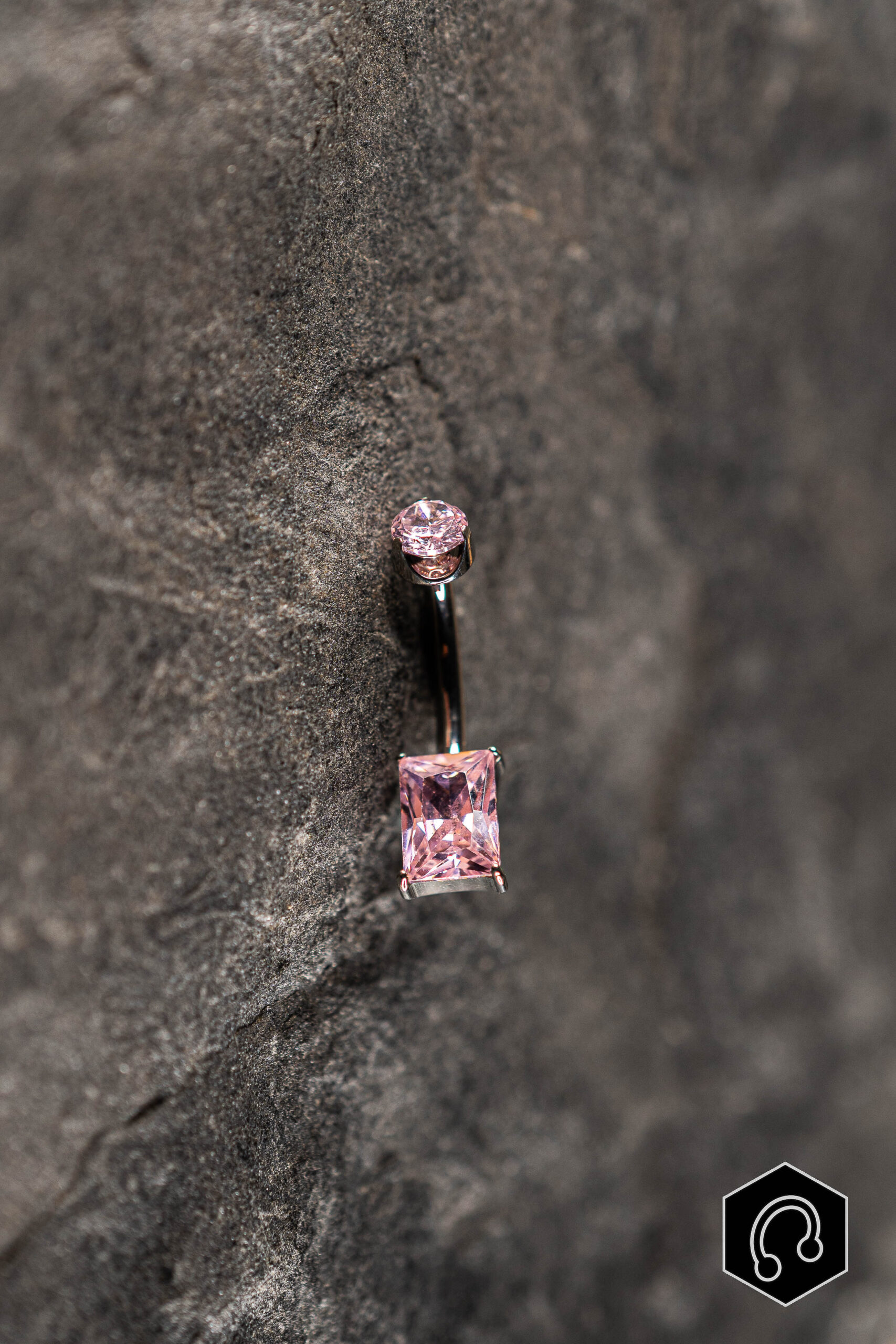 Banane Nombril Gem Drops Rose