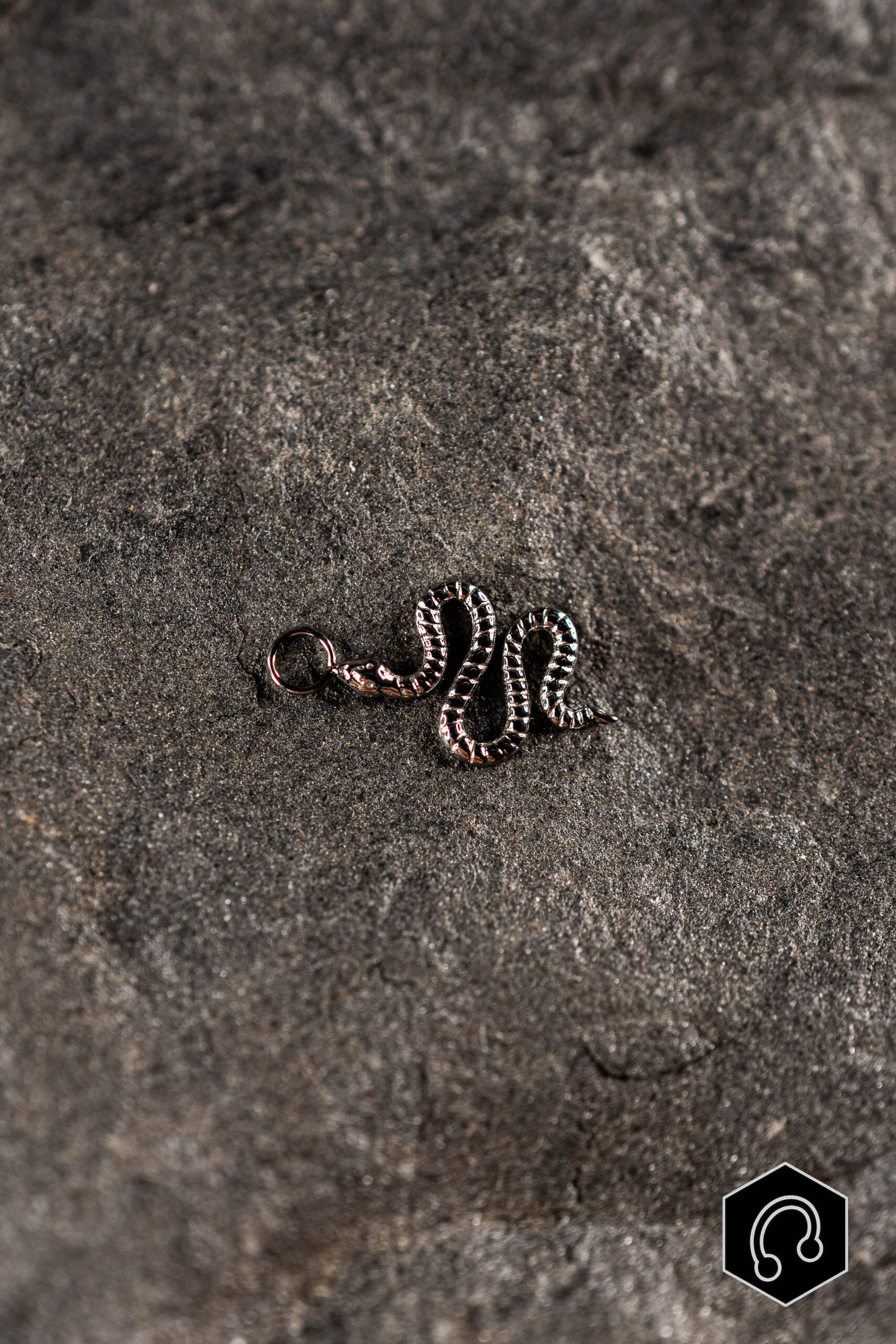 Charm Titane Argenté Sinéa