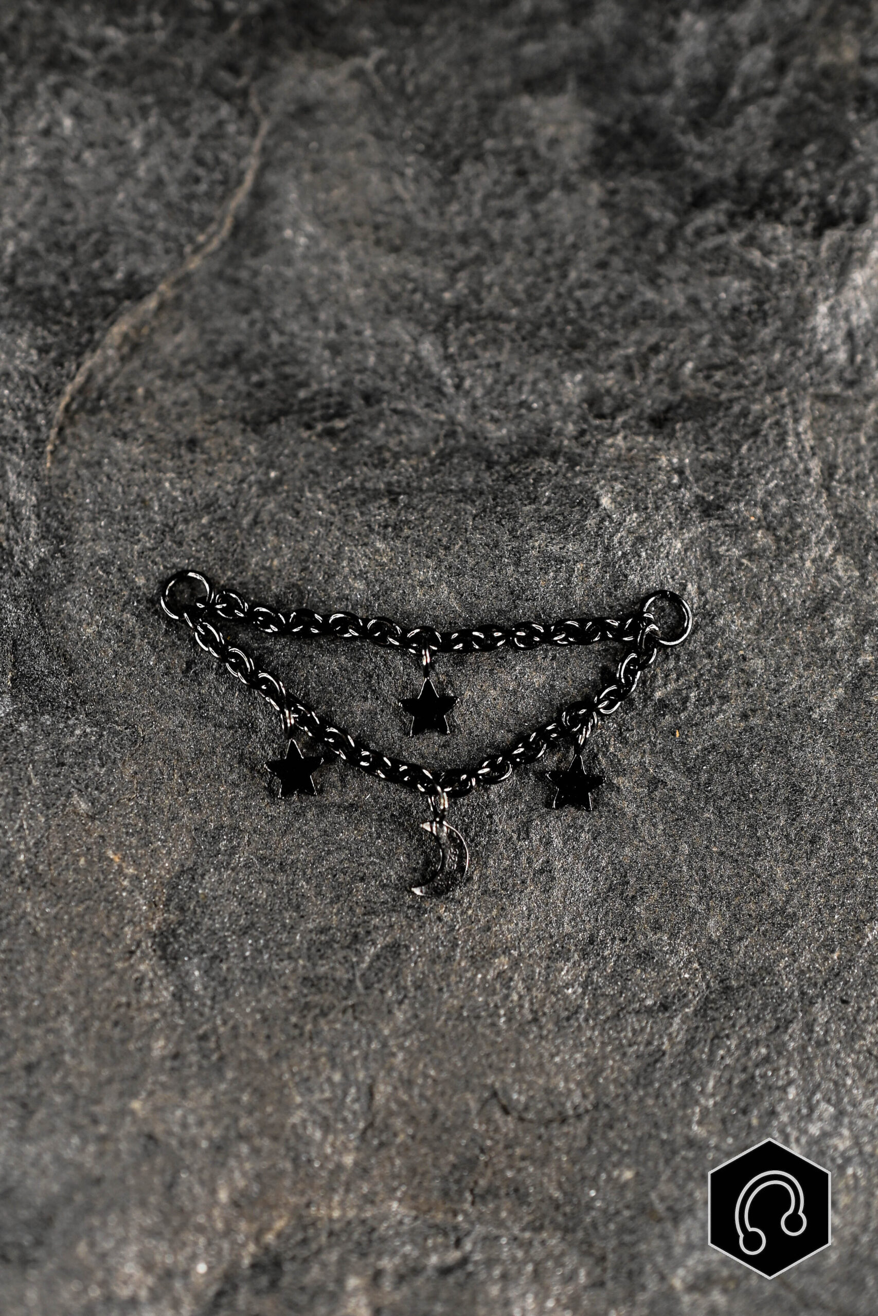 Chaine Double Noir Noctis