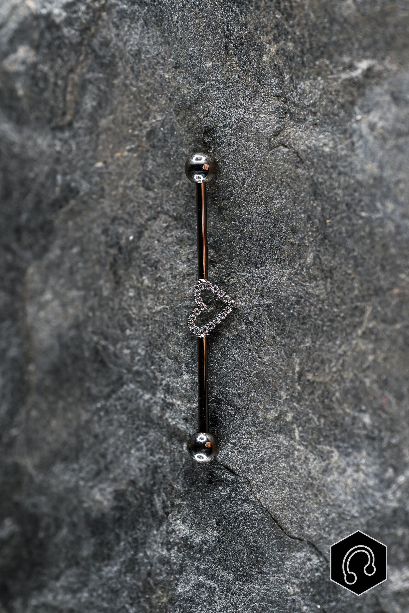 Barre Industriel Titane Argenté Affection