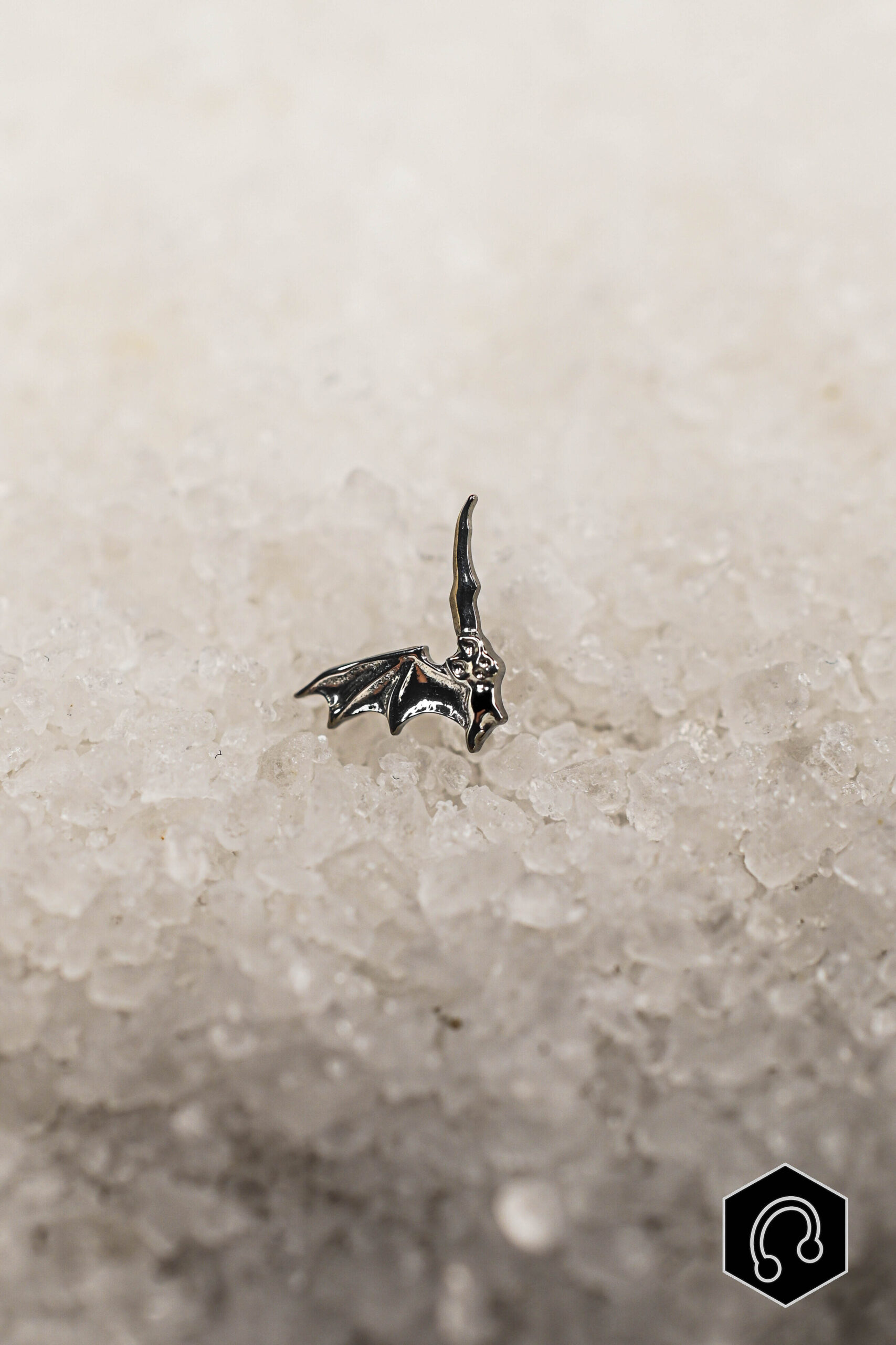 Labret Titane Argenté Noctura