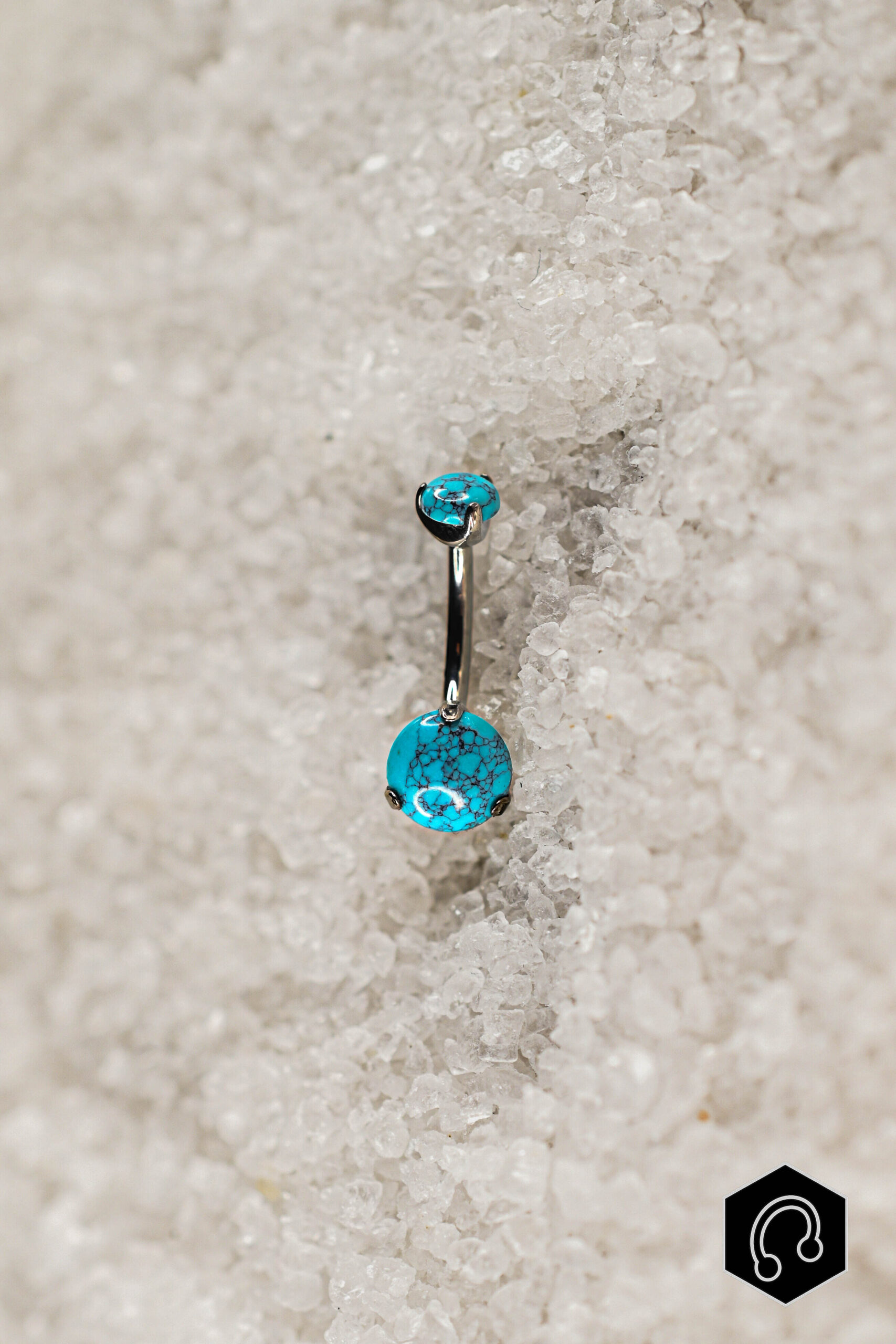 Banane Nombril Turquoise Belly Grace