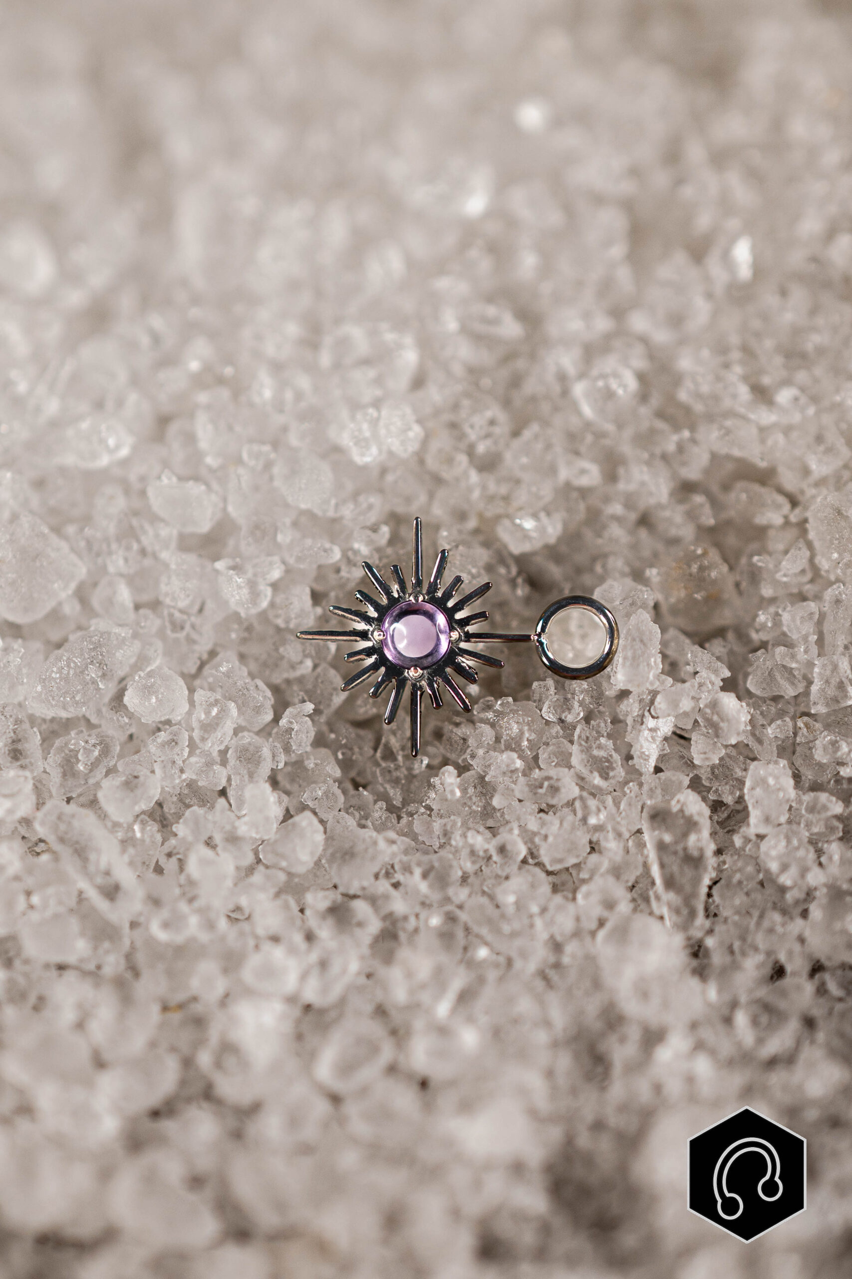 Charm Argenté Ignis Amethyste