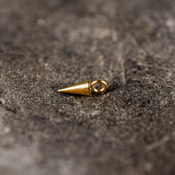 Charm Titane Doré Spike