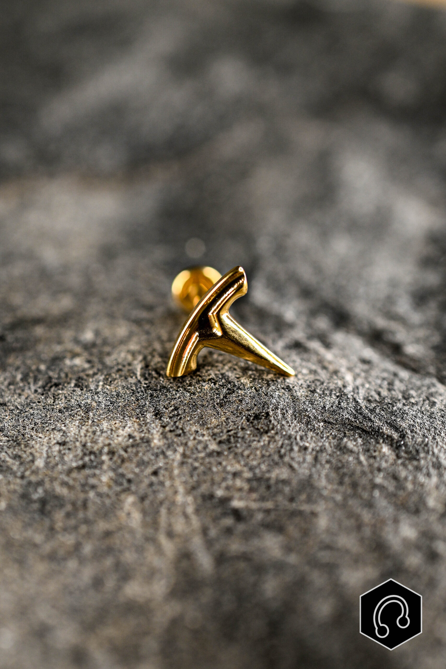 Labret Titane Gold Razor