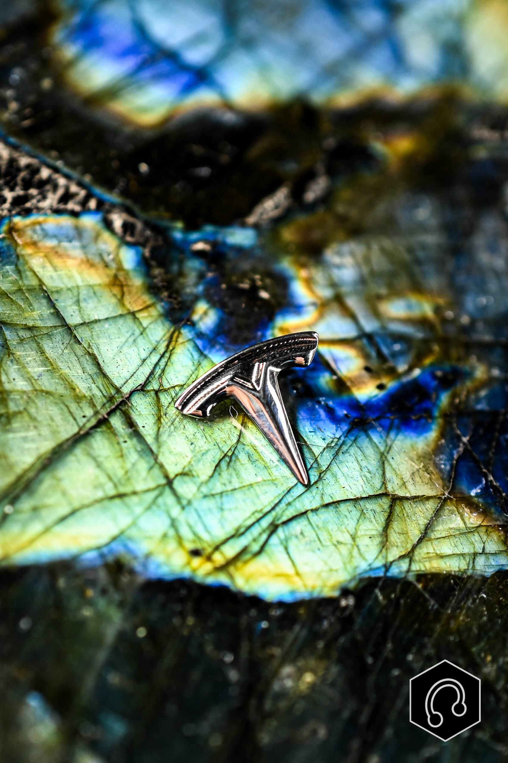 Labret Titane Silver Razor