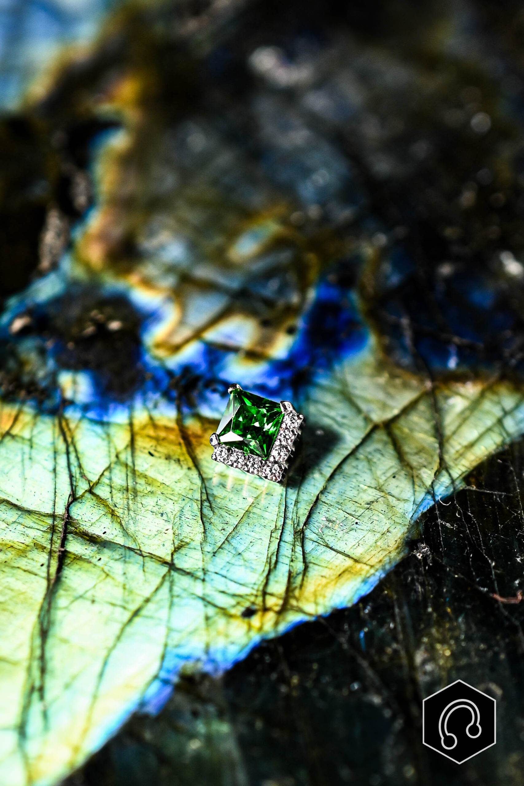 Labret Titane Green Majesty