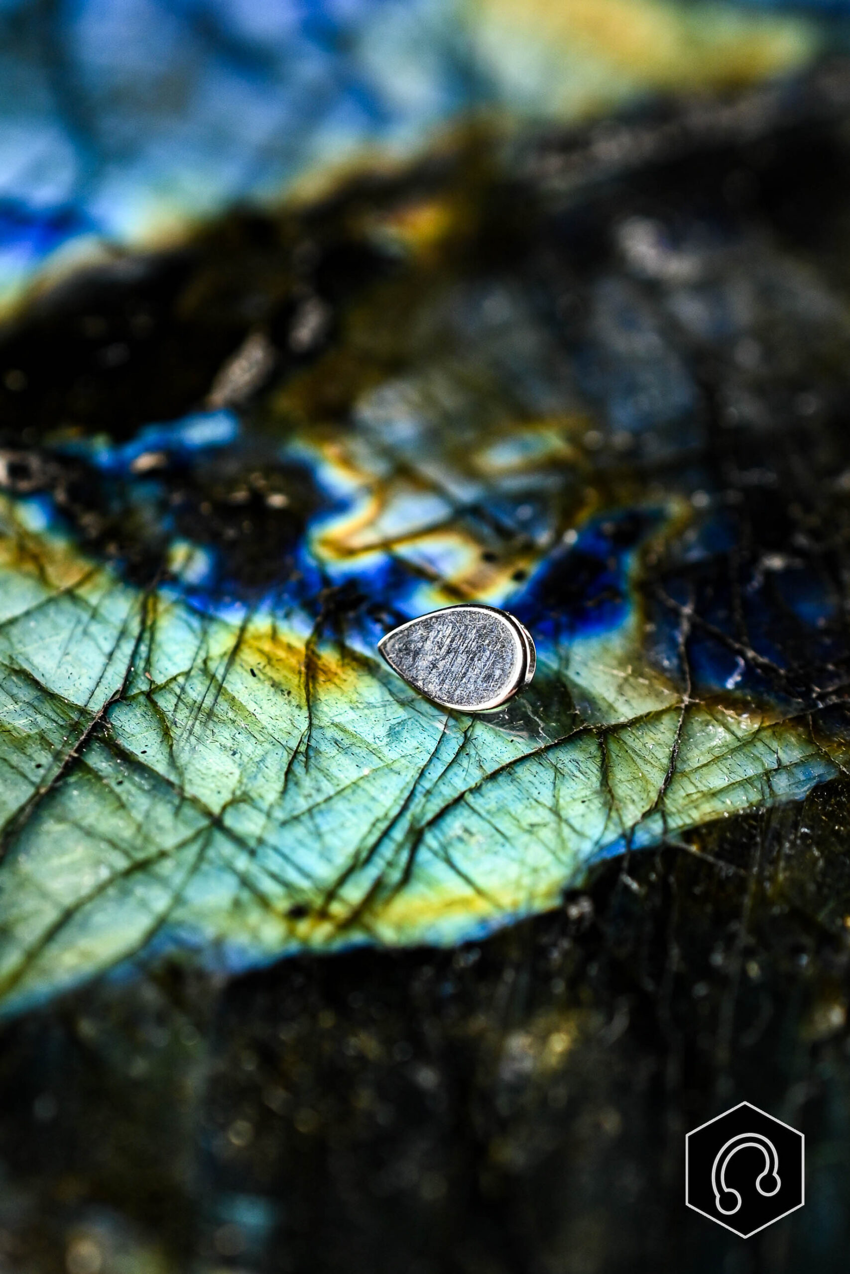 Labret Titane Argenté Little Drop