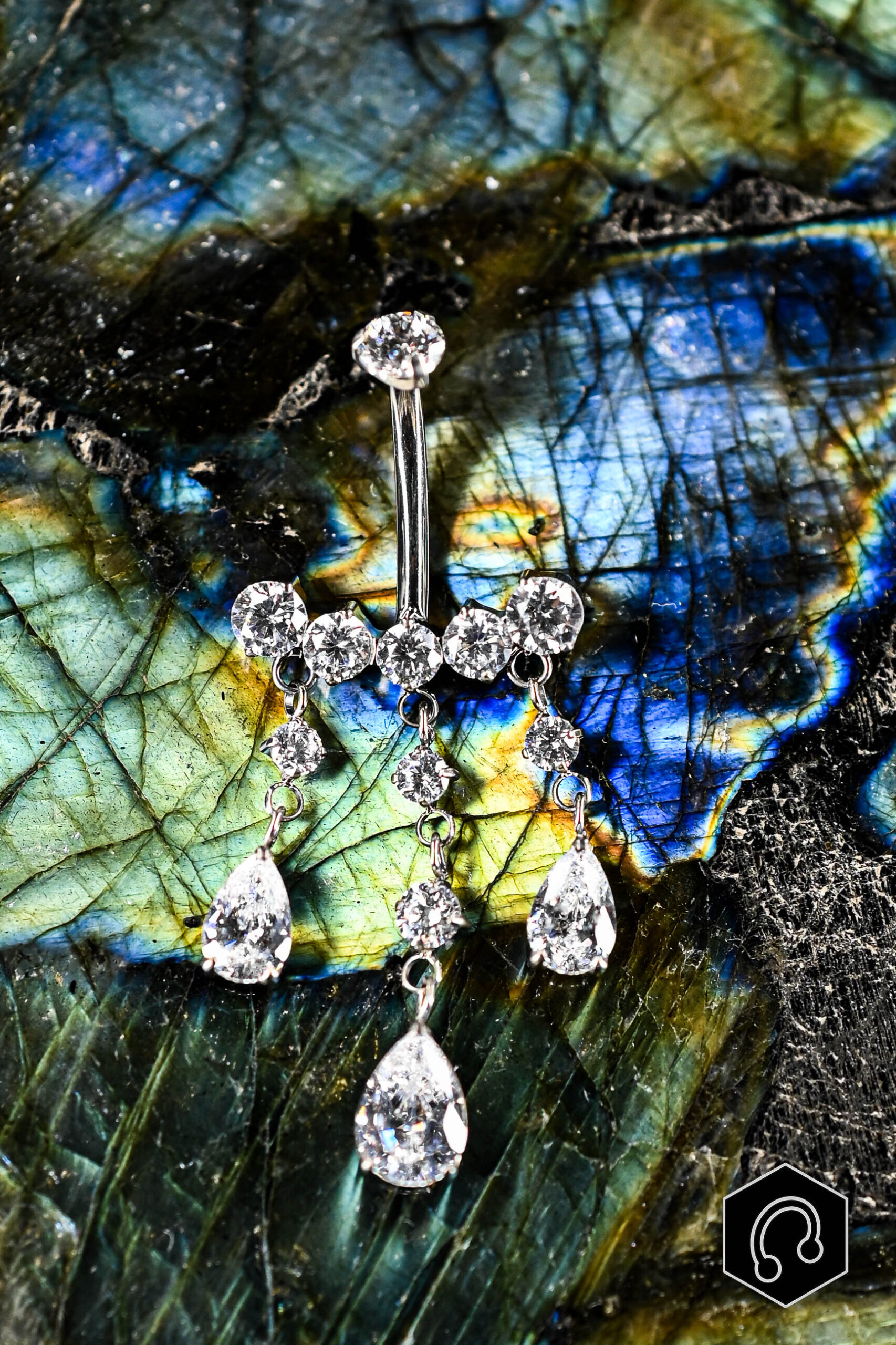 Banane Nombril Titane Diamond Drizzle