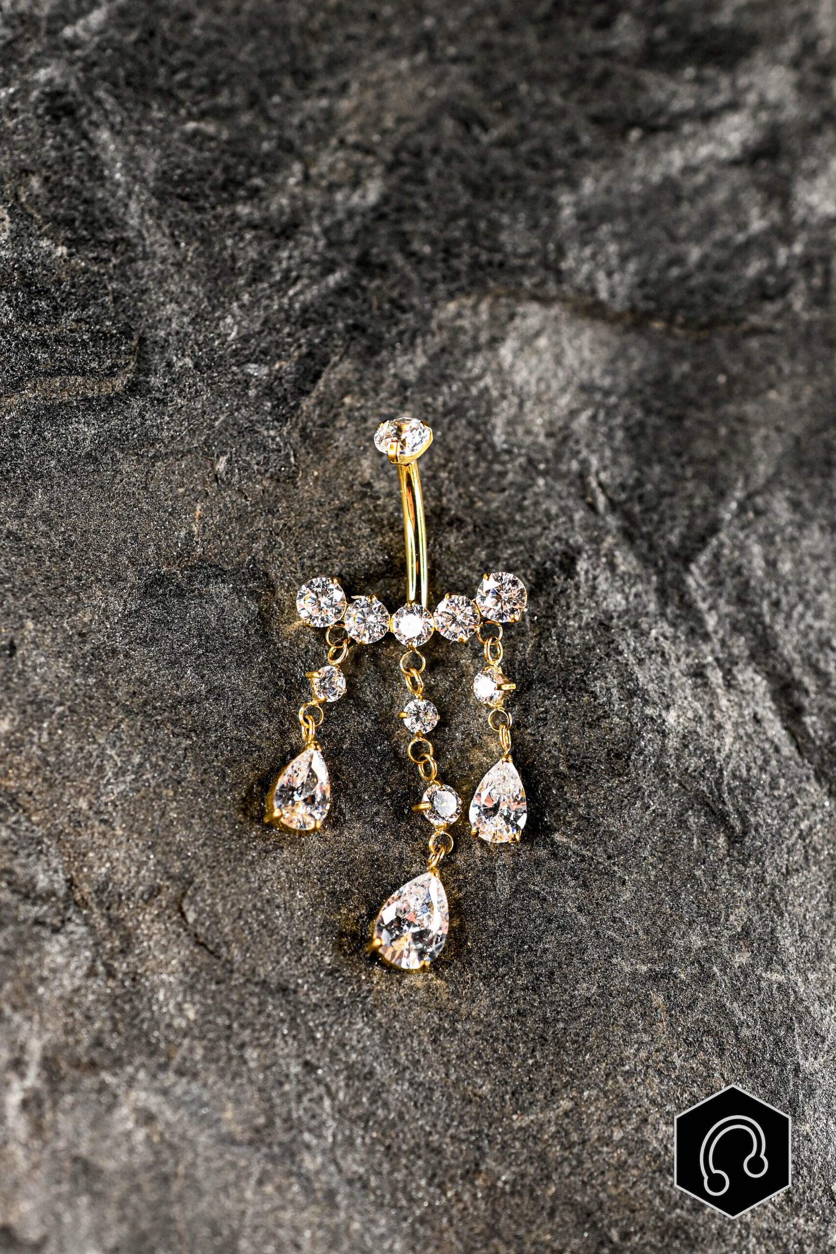 Banane Nombril Doré Diamond Drizzle