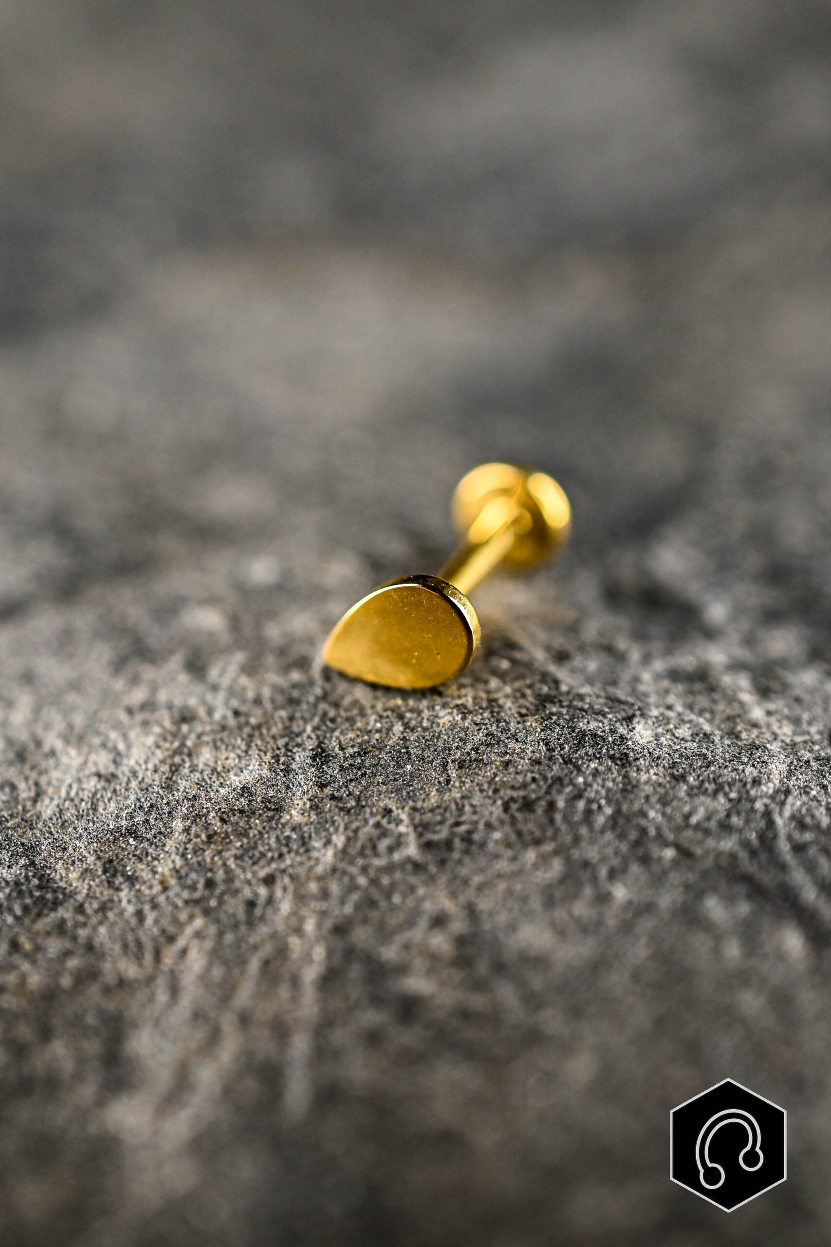 Labret Titane Doré Little Drop