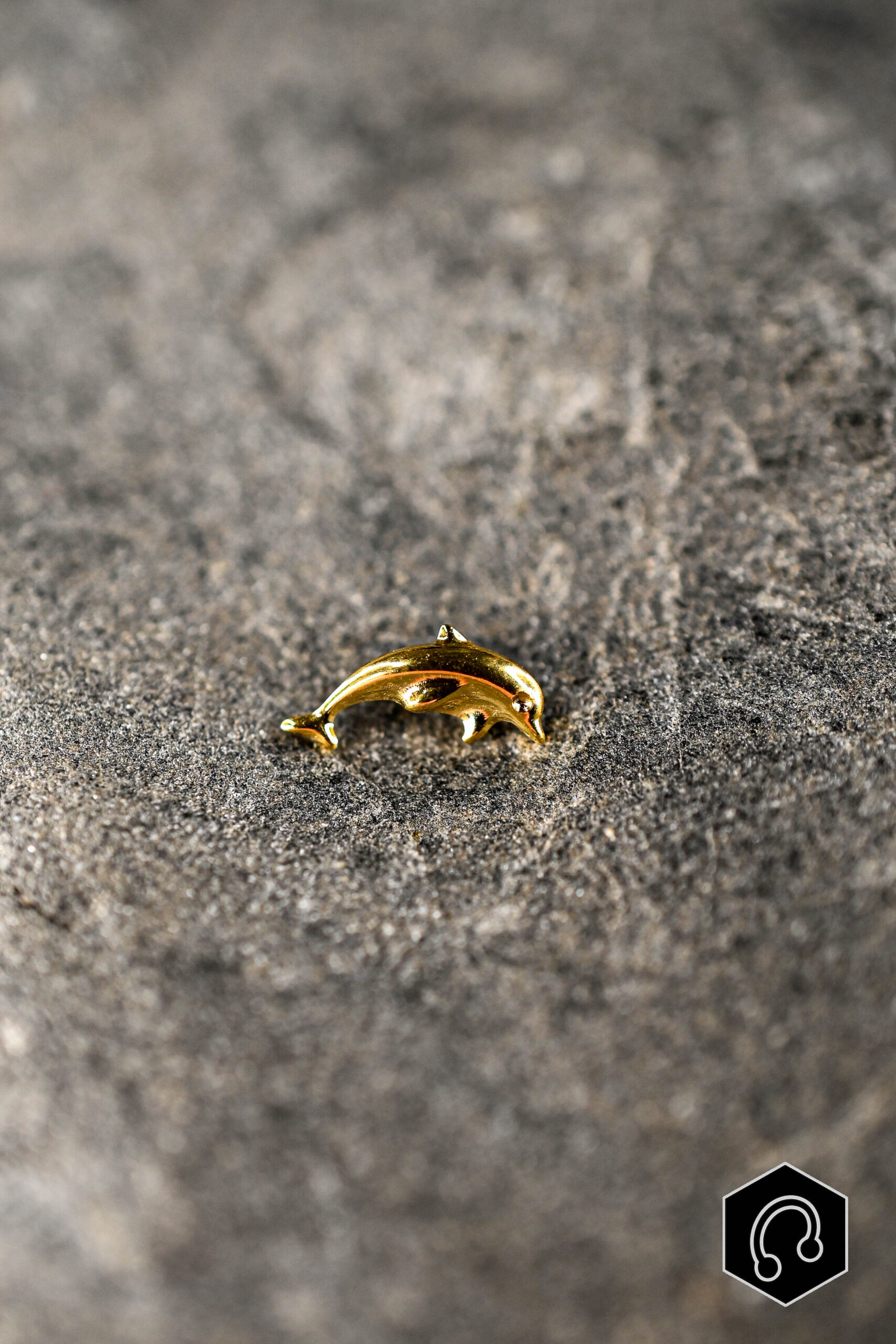 Labret Titane Doré Ocean Spirit