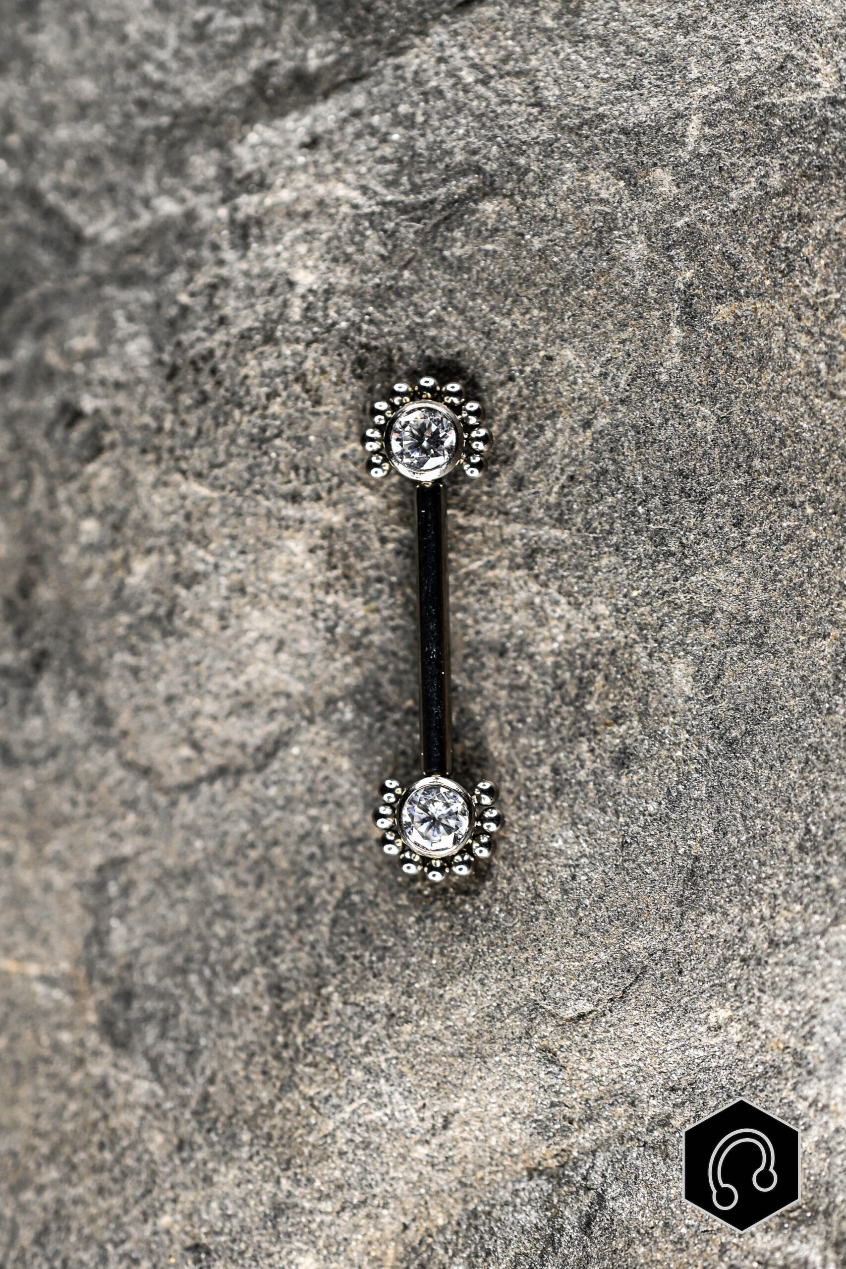 Barre Téton Titane Silver Blossom