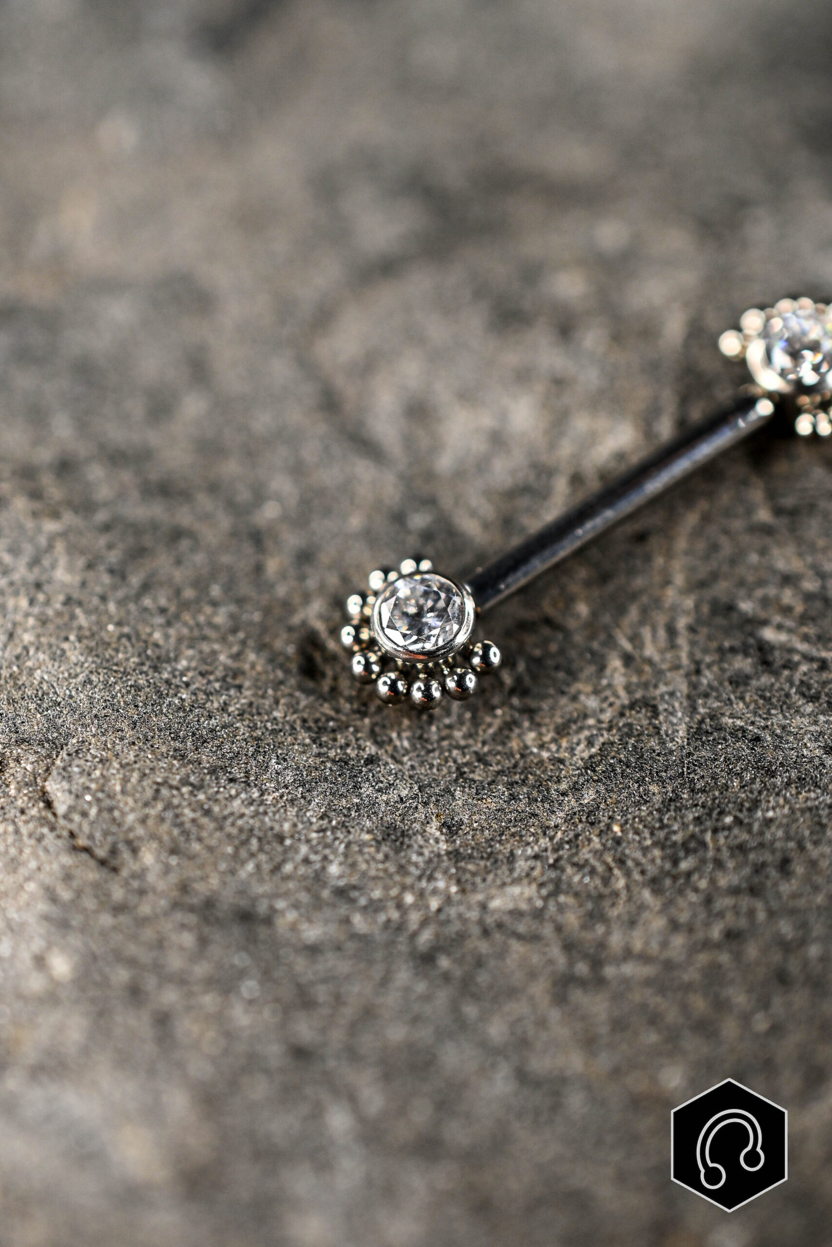 Barre Téton Titane Silver Blossom