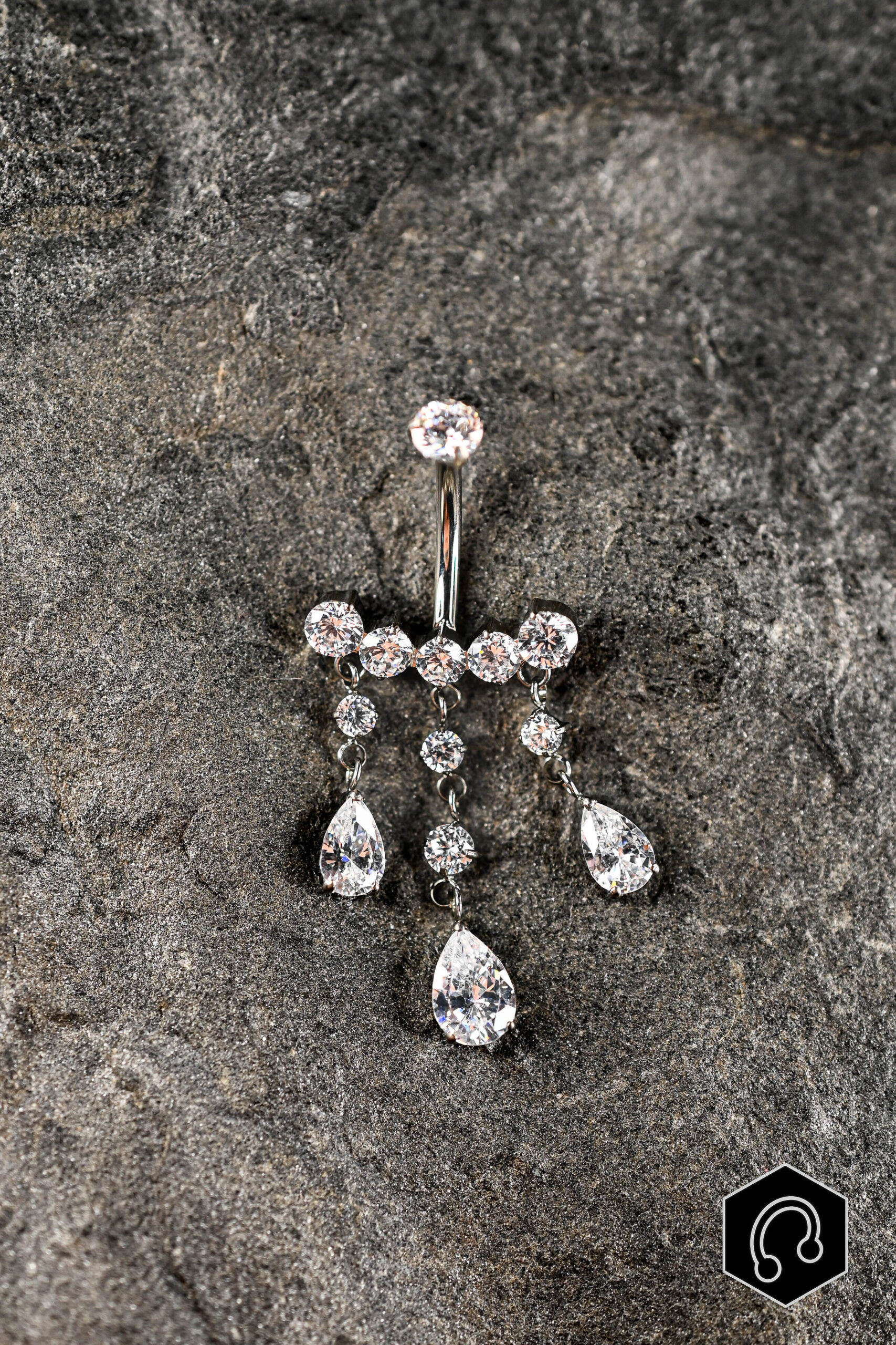 Banane Nombril Titane Diamond Drizzle