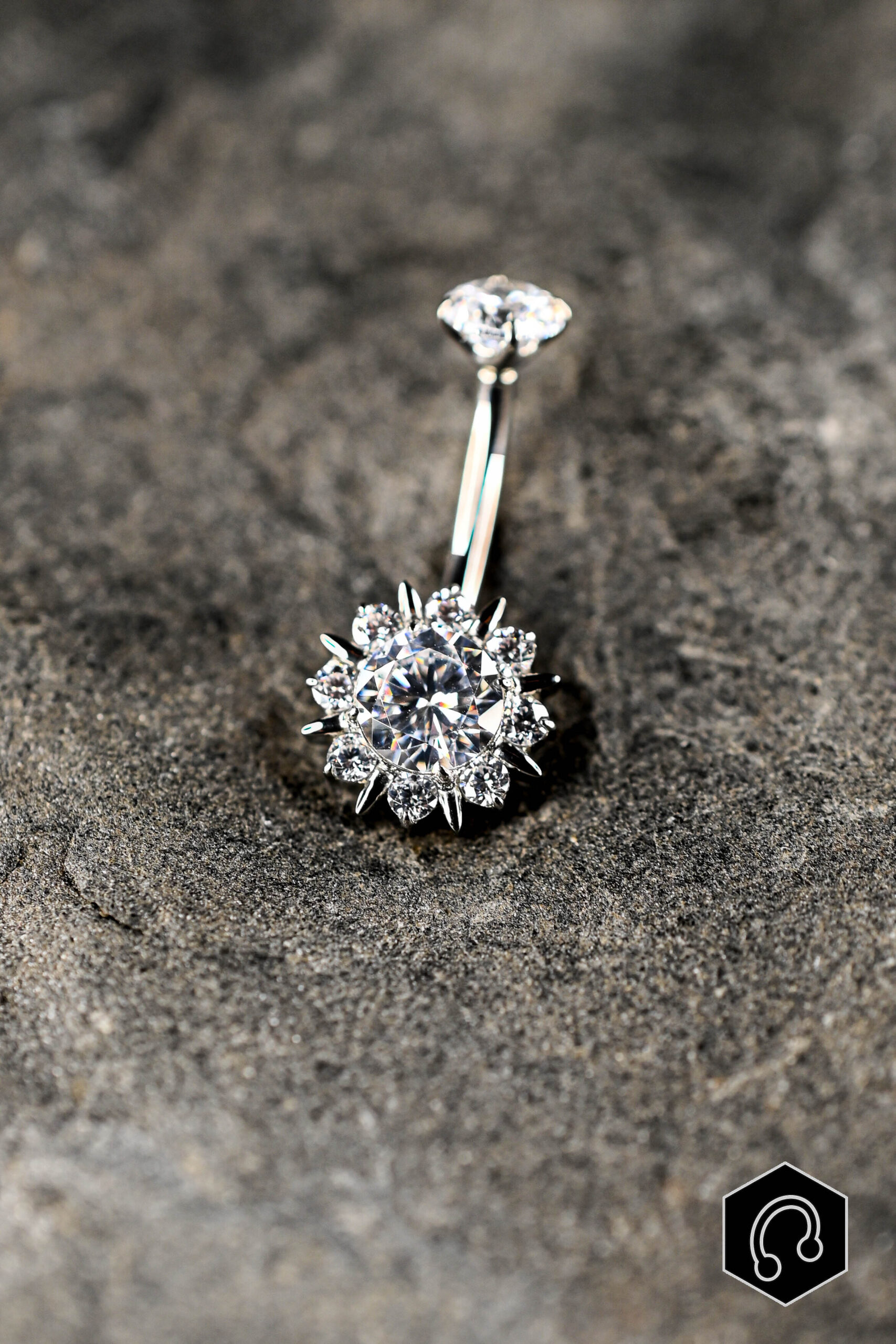 Banane Nombril Titane Crystal Nova